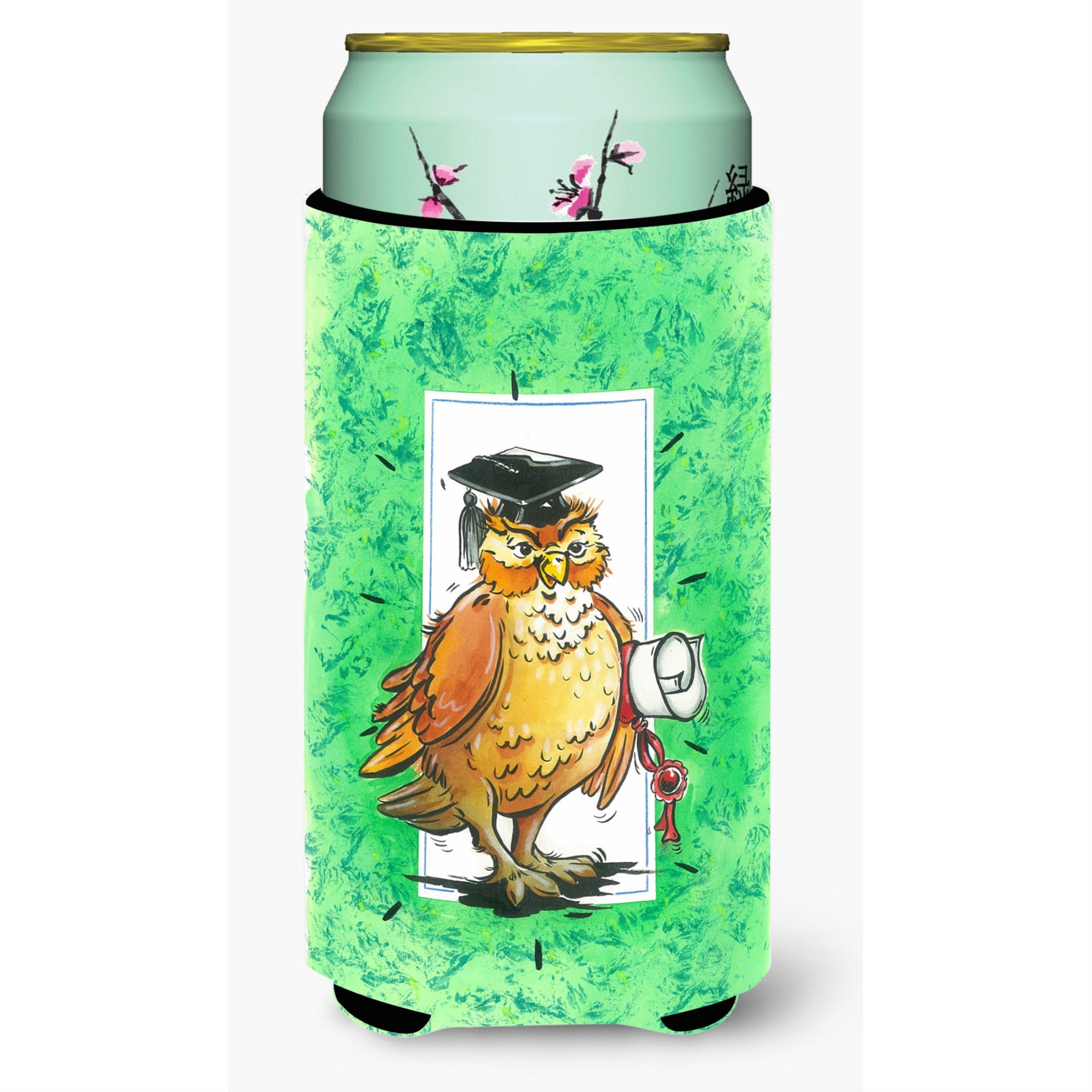 'Caroline'S Treasures Graduation The Wise Owl Tall Boy Koozie Hugger, Multicolor''