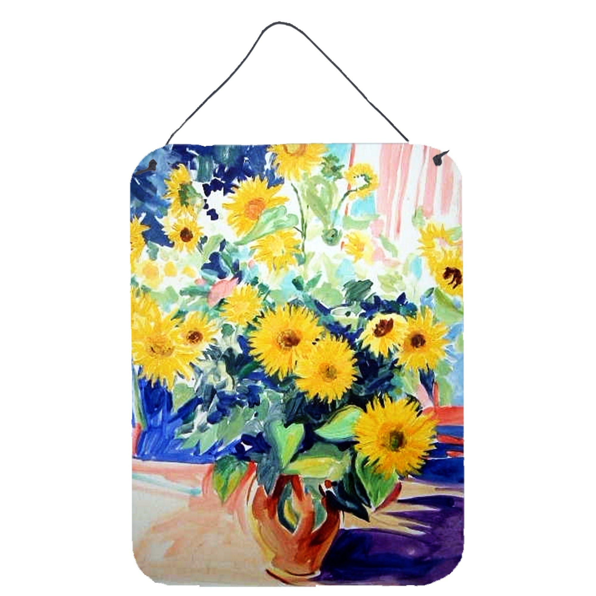 'Caroline'S Treasures Sunflowers By Roy Avis Wall Or Door Hanging Prints Ara0063Ds1216, 16Hx12W, Multicolor''
