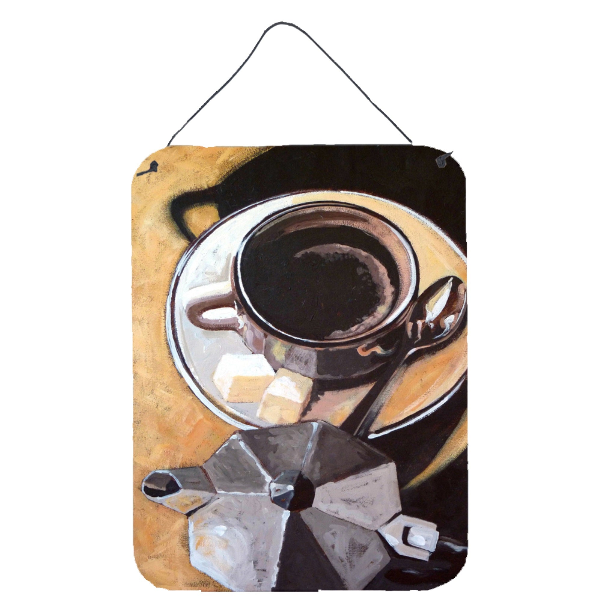 'Caroline'S Treasures Coffee I By Roy Avis Wall Or Door Hanging Prints Ara0086Ds1216, 16''''H X 12''''W, Multicolor''