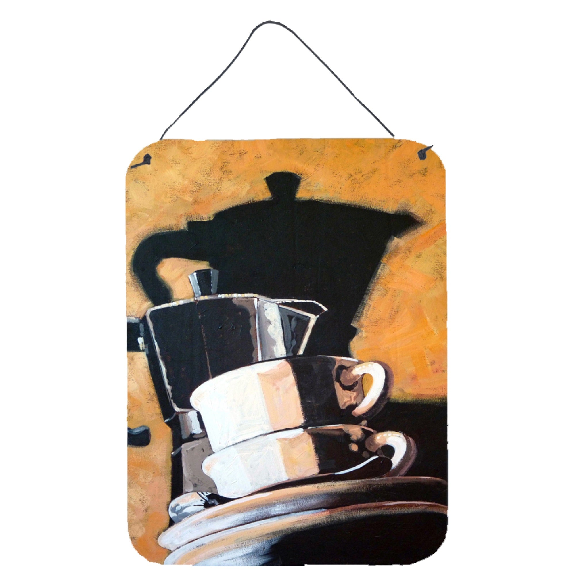 'Caroline'S Treasures Coffee Ii By Roy Avis Wall Or Door Hanging Prints Ara0087Ds1216, 16''''H X 12''''W, Multicolor''