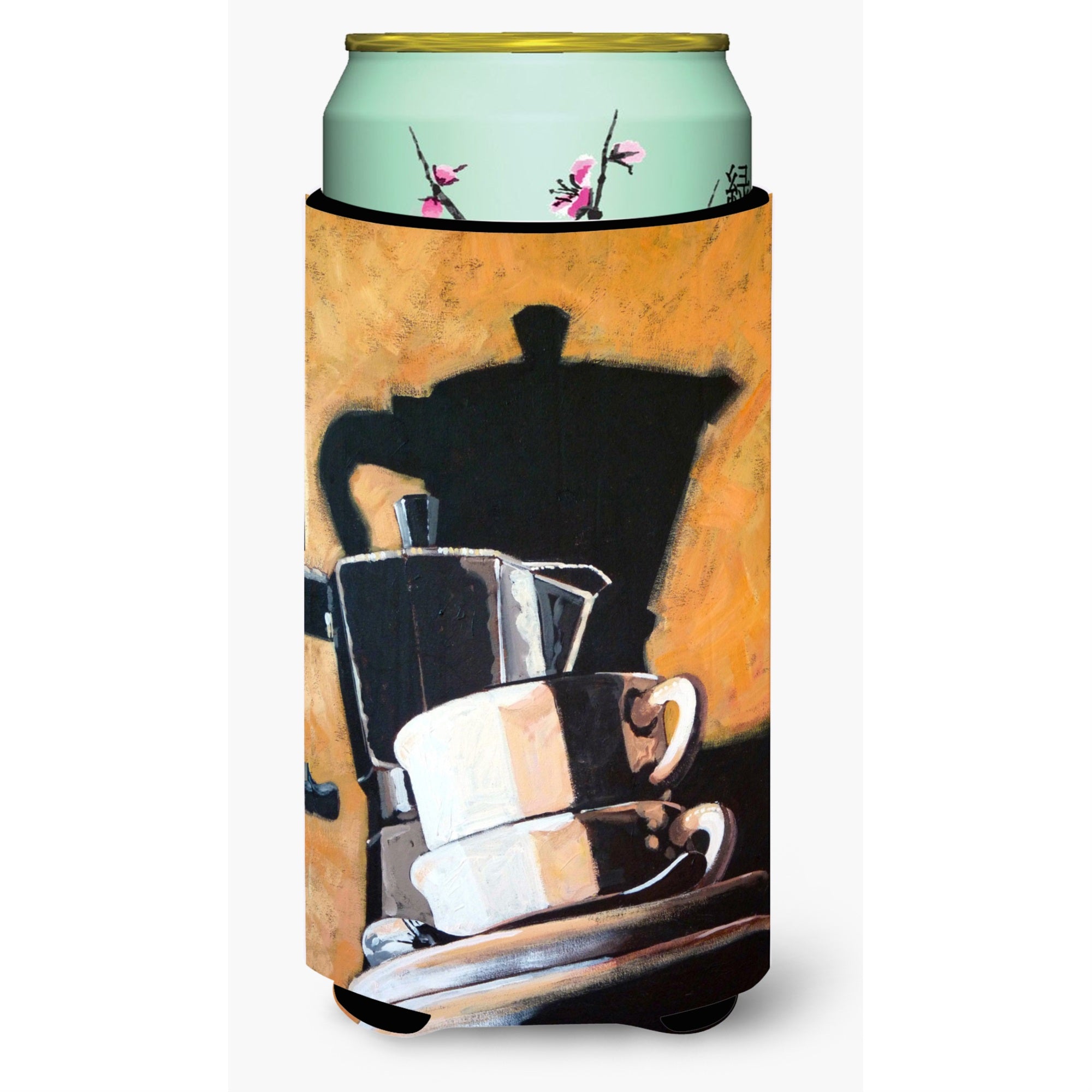 'Caroline'S Treasures Ara0087Tbc ''''Coffee Ii By Roy Avis'''' Tall Boy Beverage Insulator Hugger, Multicolor''