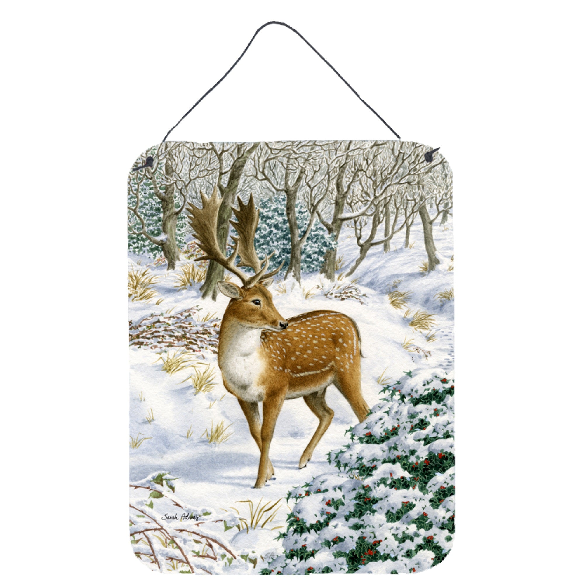'Caroline'S Treasures Fallow Buck Deer Wall Or Door Hanging Prints Asa2006Ds1216, 16Hx12W, Multicolor''