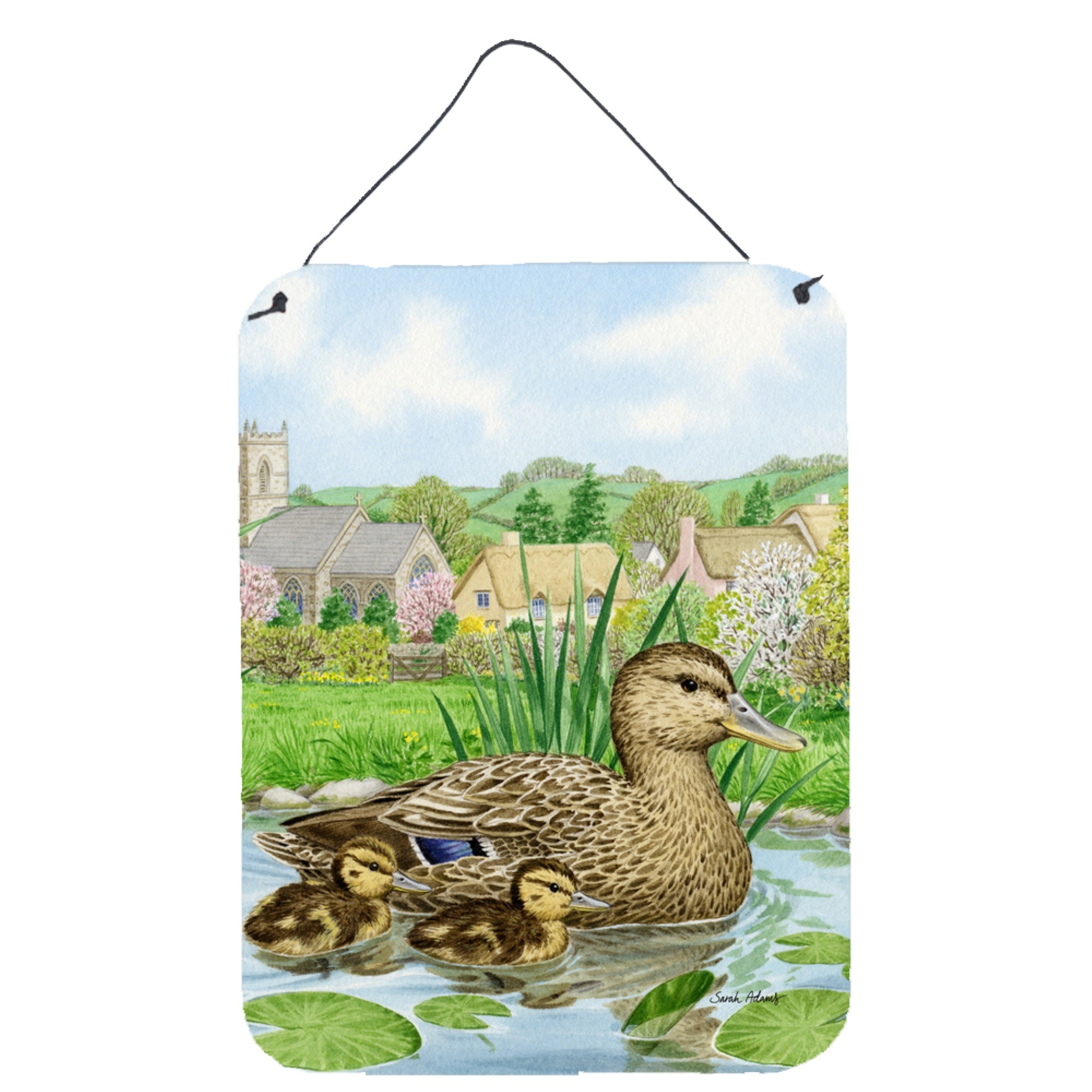 'Caroline'S Treasures Mallard Duck Wall Or Door Hanging Prints Asa2019Ds1216, 16Hx12W, Multicolor''
