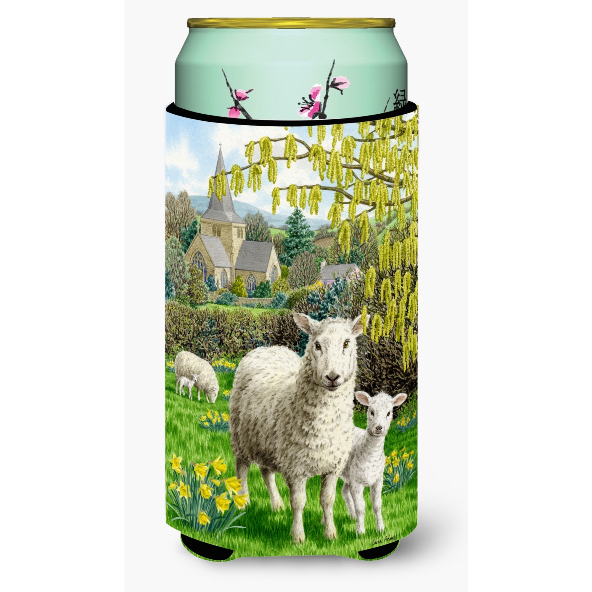 'Caroline'S Treasures Sheep Tall Boy Koozie Hugger, Multicolor''