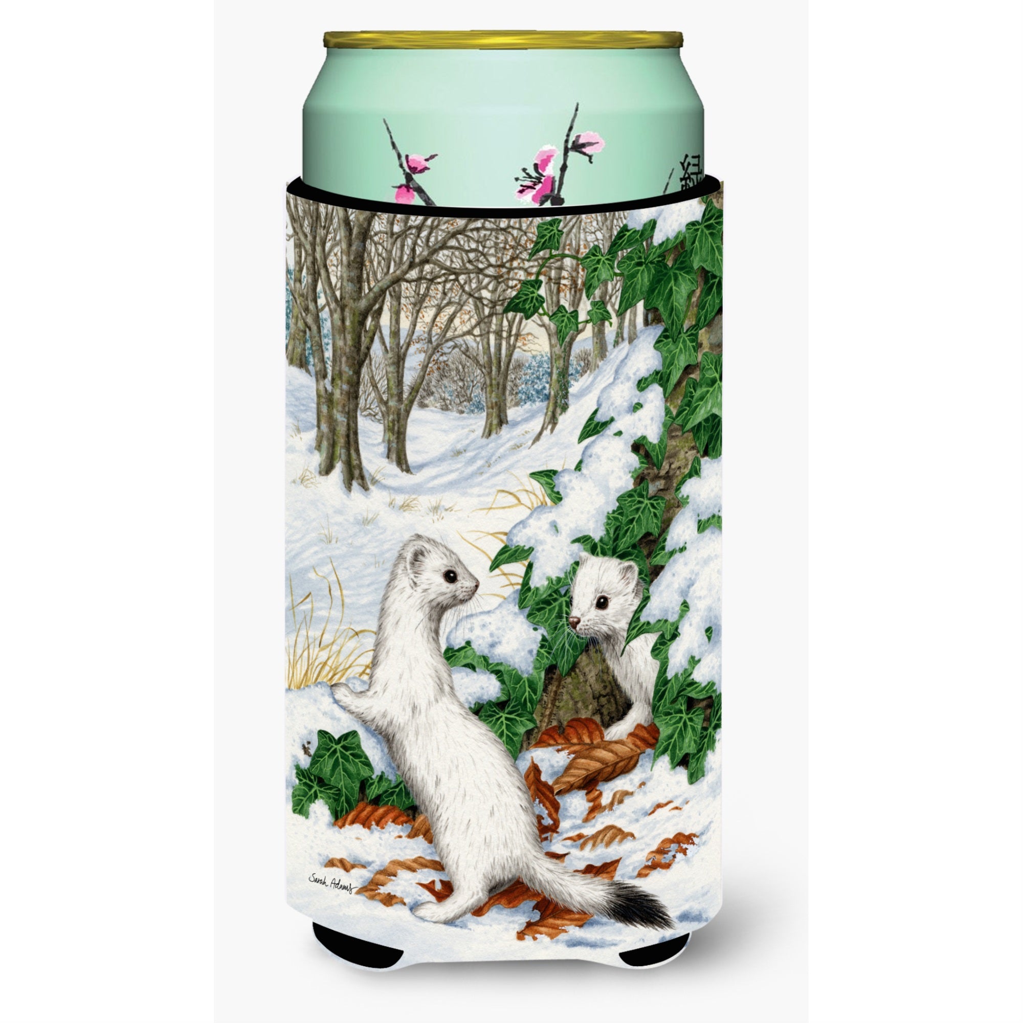 'Caroline'S Treasures Stoats Short-Tailed Weasel Tall Boy Koozie Hugger, Multicolor''