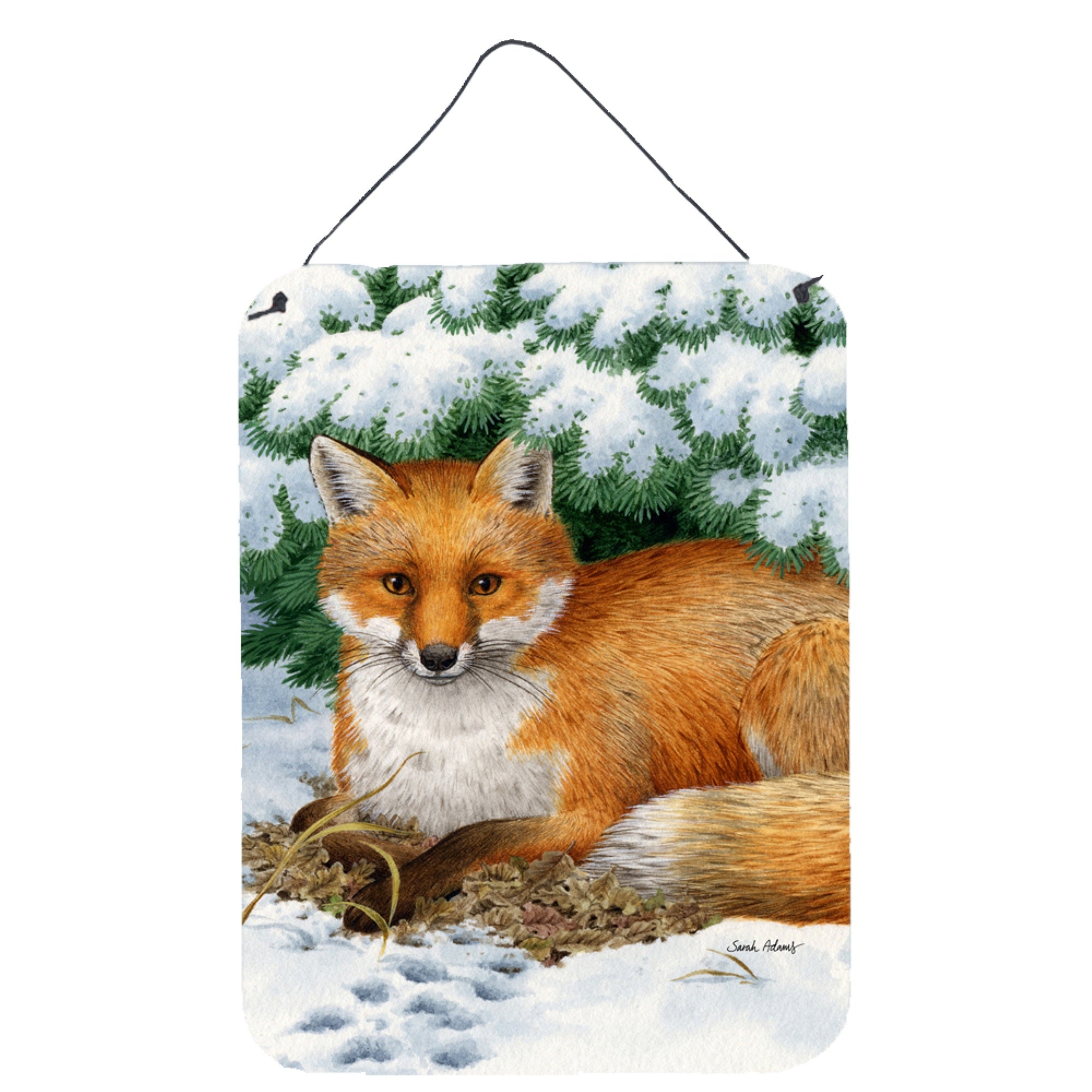 'Caroline'S Treasures Fox Wall Or Door Hanging Prints Asa2043Ds1216, 16Hx12W, Multicolor''