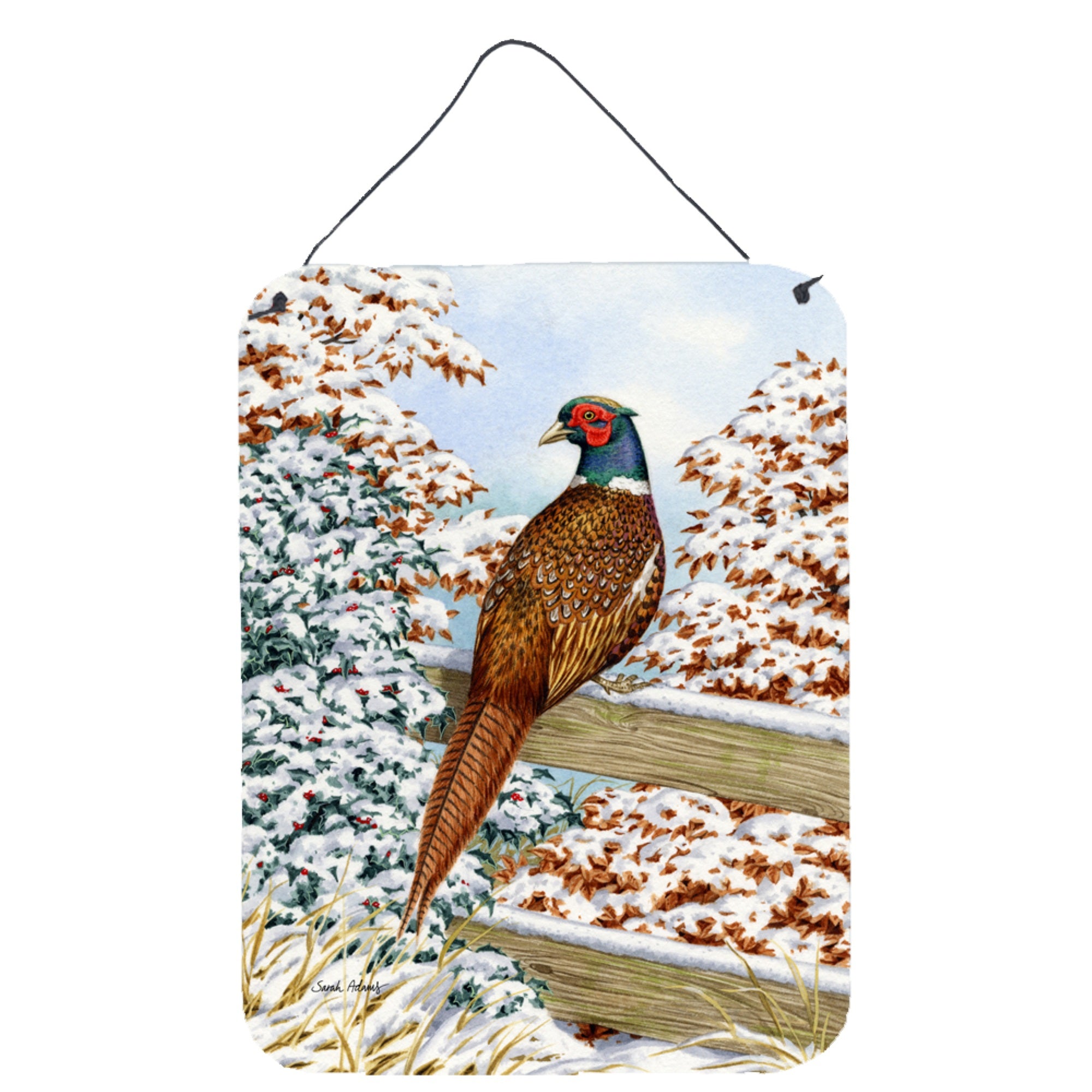 'Caroline'S Treasures Pheasant Wall Or Door Hanging Prints Asa2062Ds1216, 16Hx12W, Multicolor''