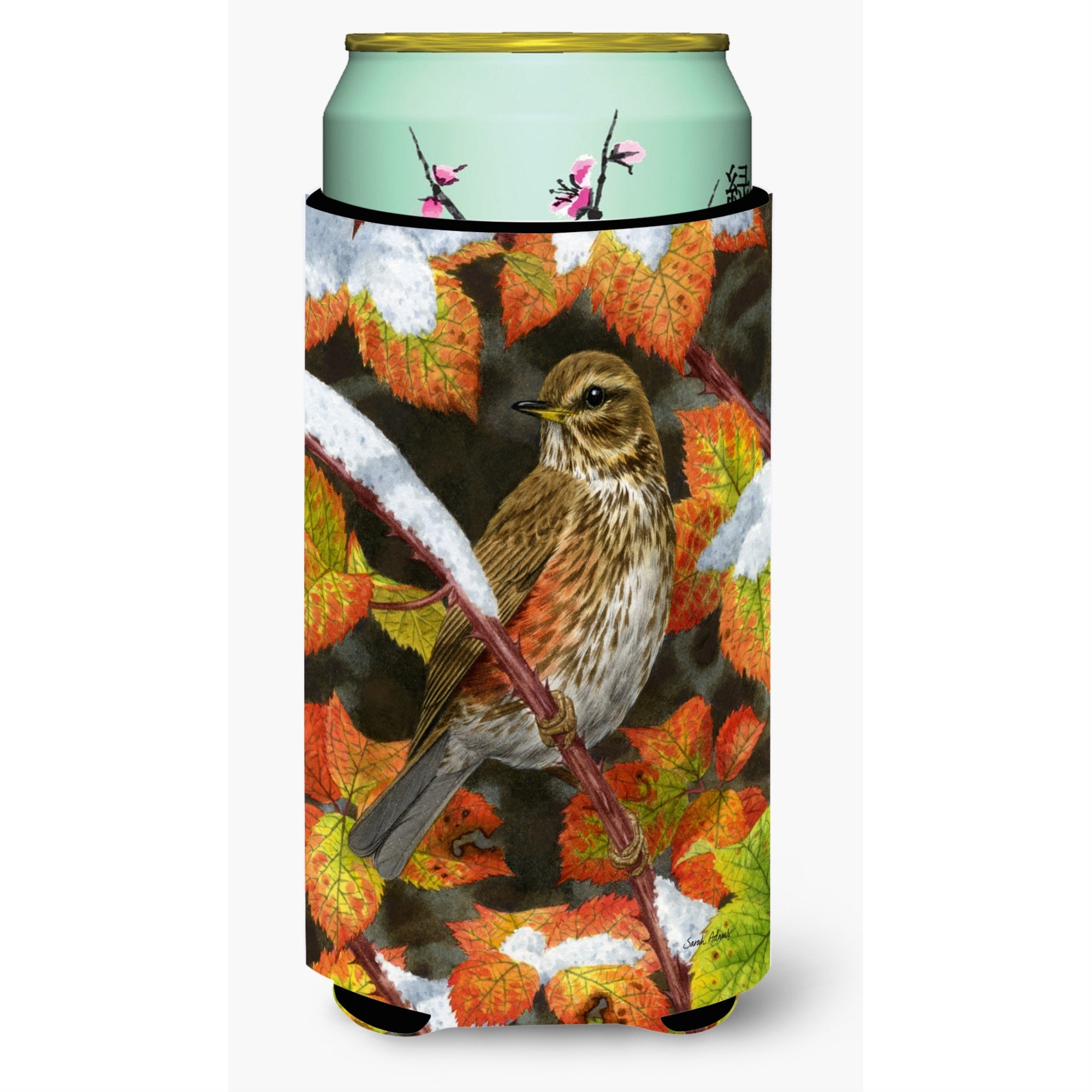 'Caroline'S Treasures Redwing Tall Boy Koozie Hugger, Multicolor''