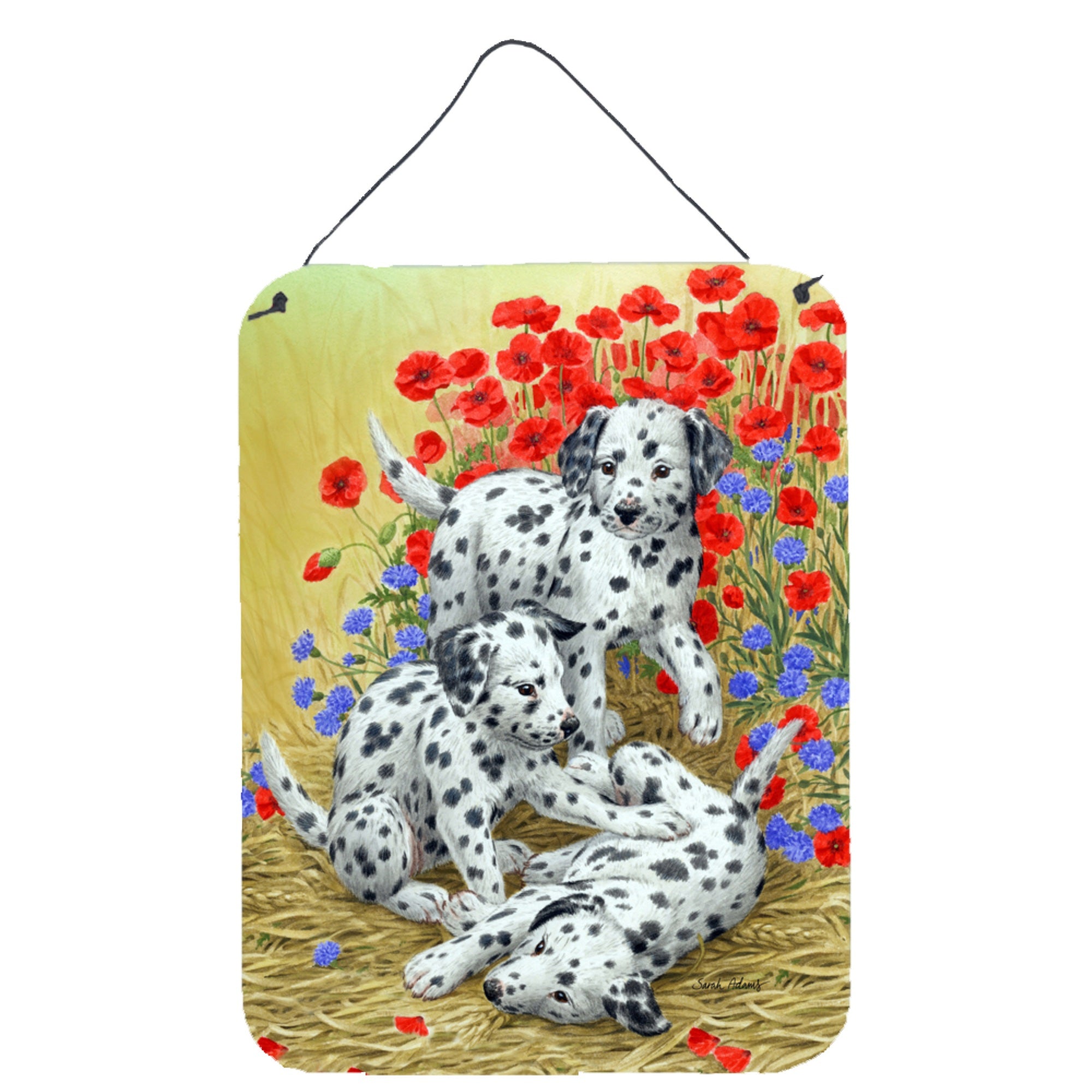'Caroline'S Treasures Dalmatian Pups Wall Or Door Hanging Prints Asa2071Ds1216, 16Hx12W, Multicolor''