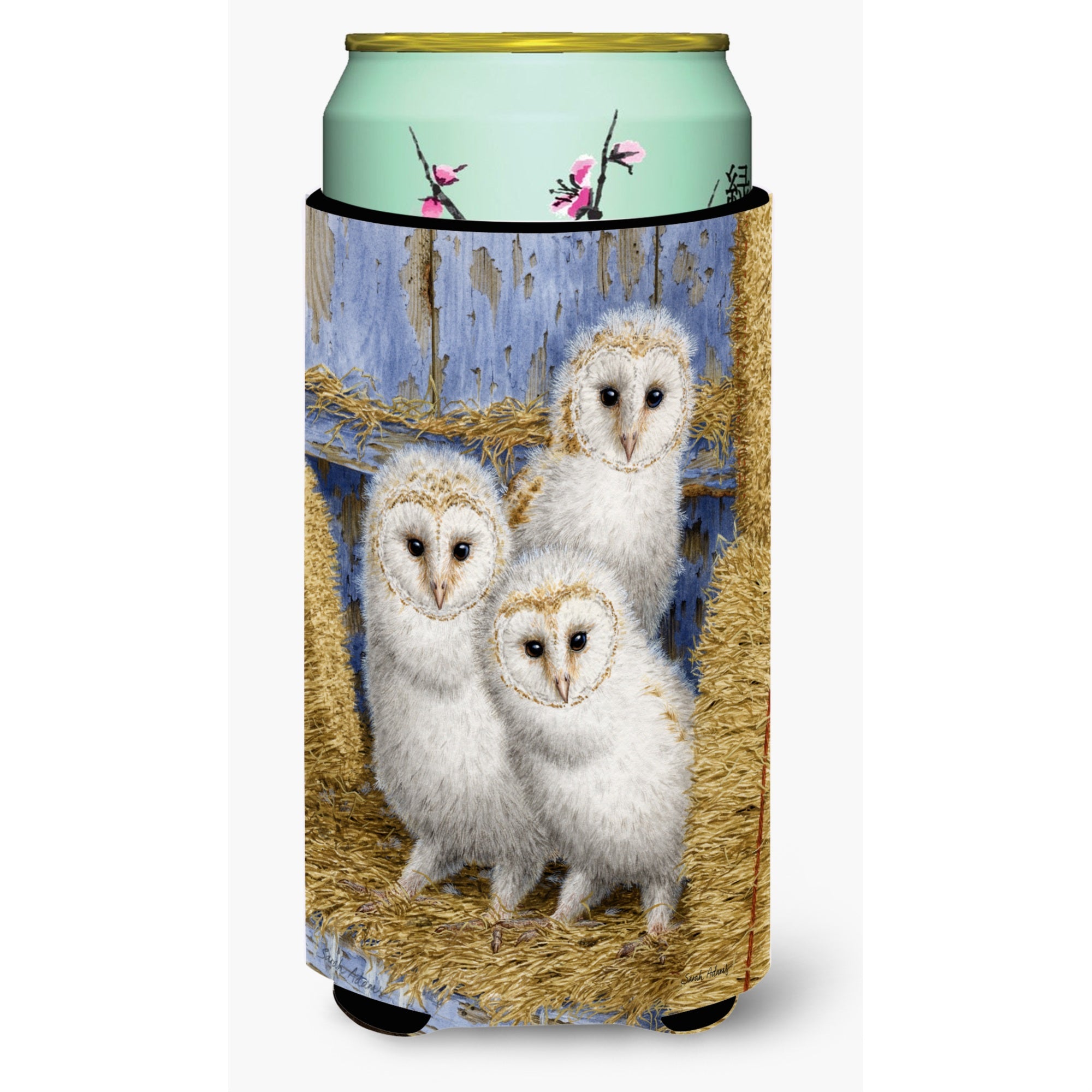 'Caroline'S Treasures Barn Owl Chicks Tall Boy Koozie Hugger, Multicolor''