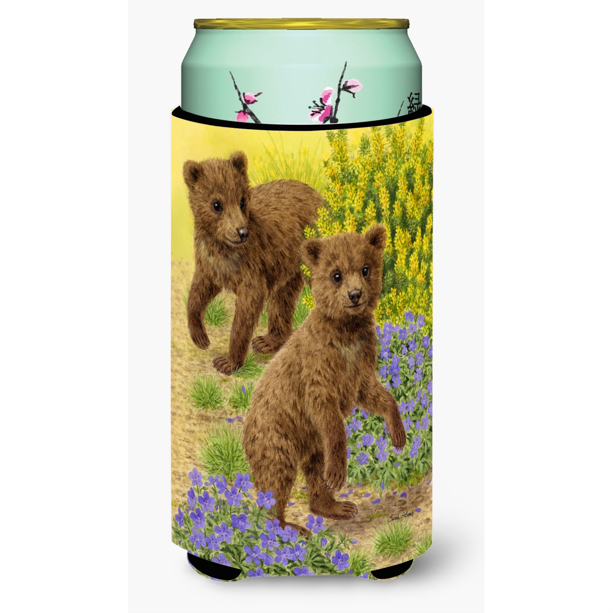 'Caroline'S Treasures Bear Cubs Tall Boy Koozie Hugger, Multicolor''