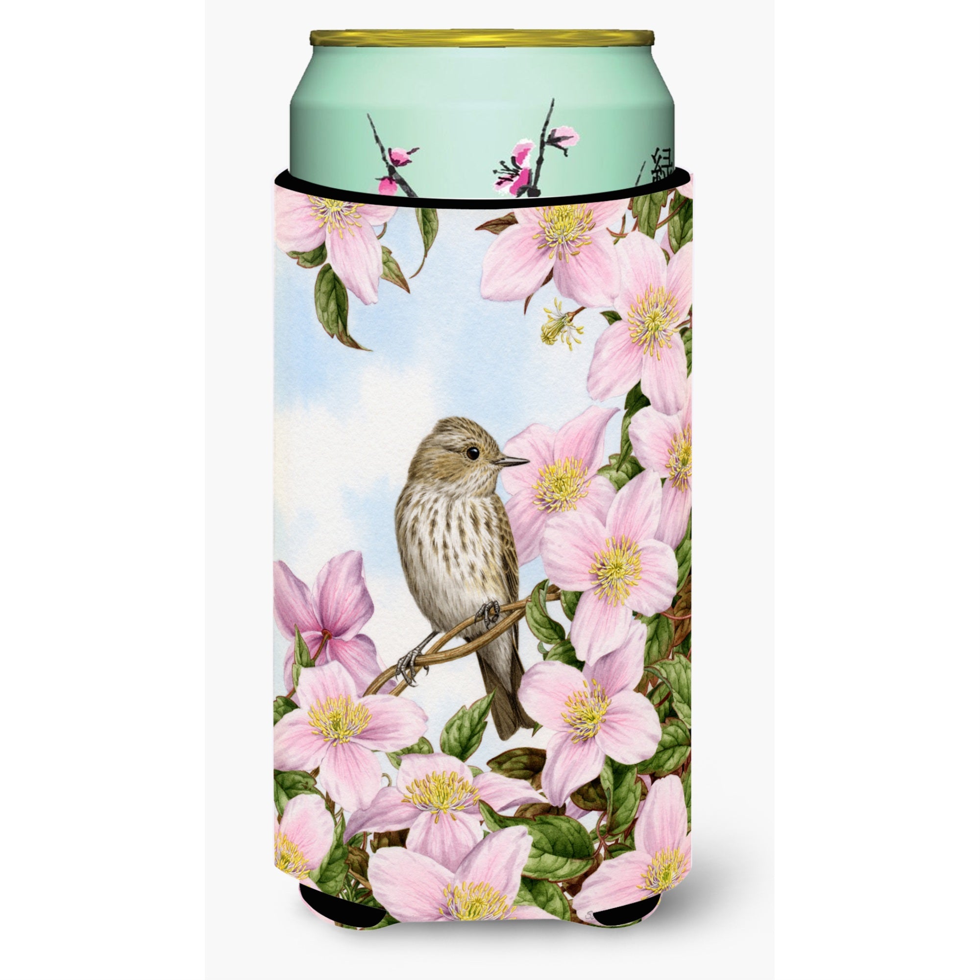'Caroline'S Treasures Asa2088Tbc Spotted Flycatcher Tall Boy Koozie Hugger, Multicolor''
