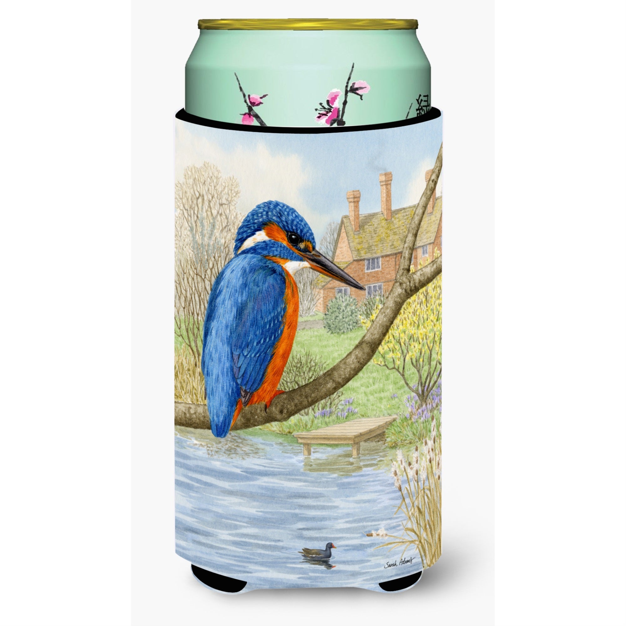 'Caroline'S Treasures Asa2093Tbc Kingfisher Tall Boy Koozie Hugger, Multicolor''
