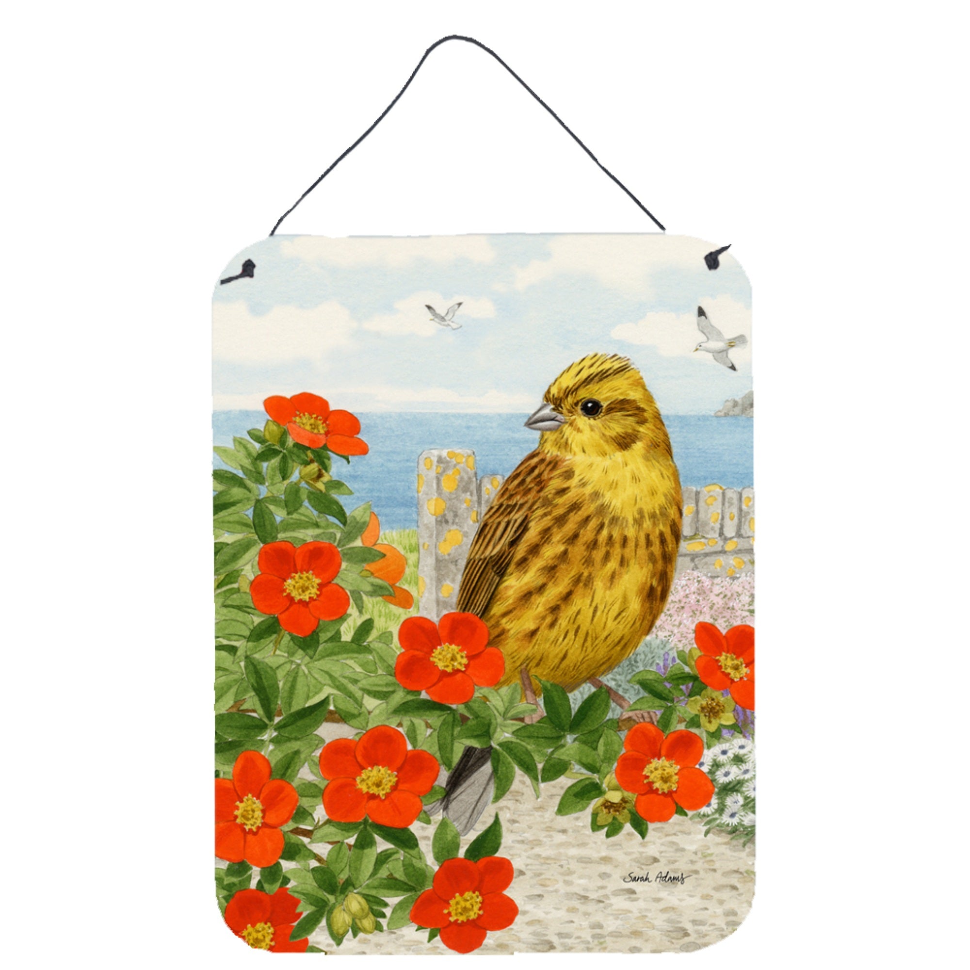 'Caroline'S Treasures Yellowhammer Wall Or Door Hanging Prints Asa2107Ds1216, 16Hx12W, Multicolor''