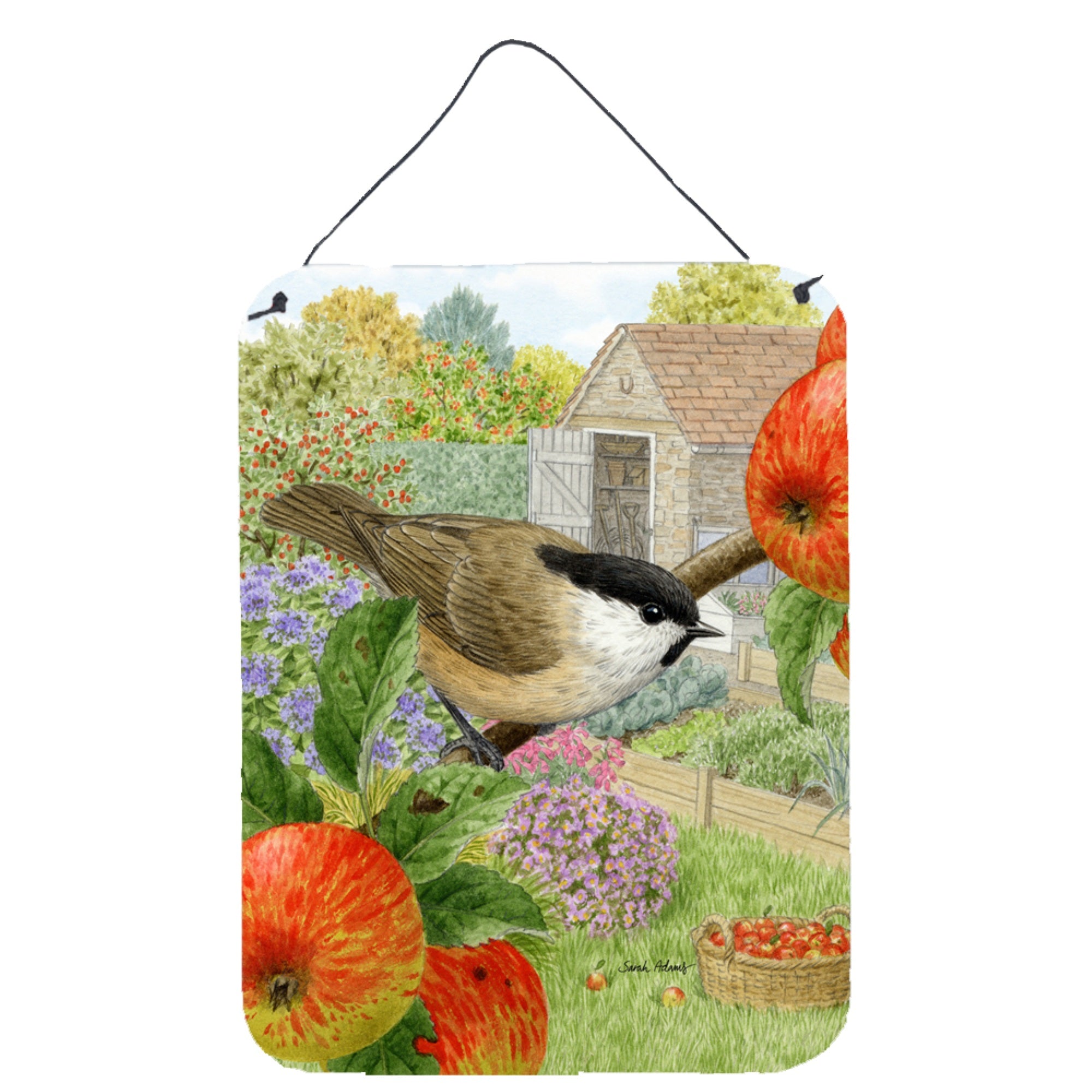 'Caroline'S Treasures Coal Tits Wall Or Door Hanging Prints Asa2111Ds1216, 16Hx12W, Multicolor''