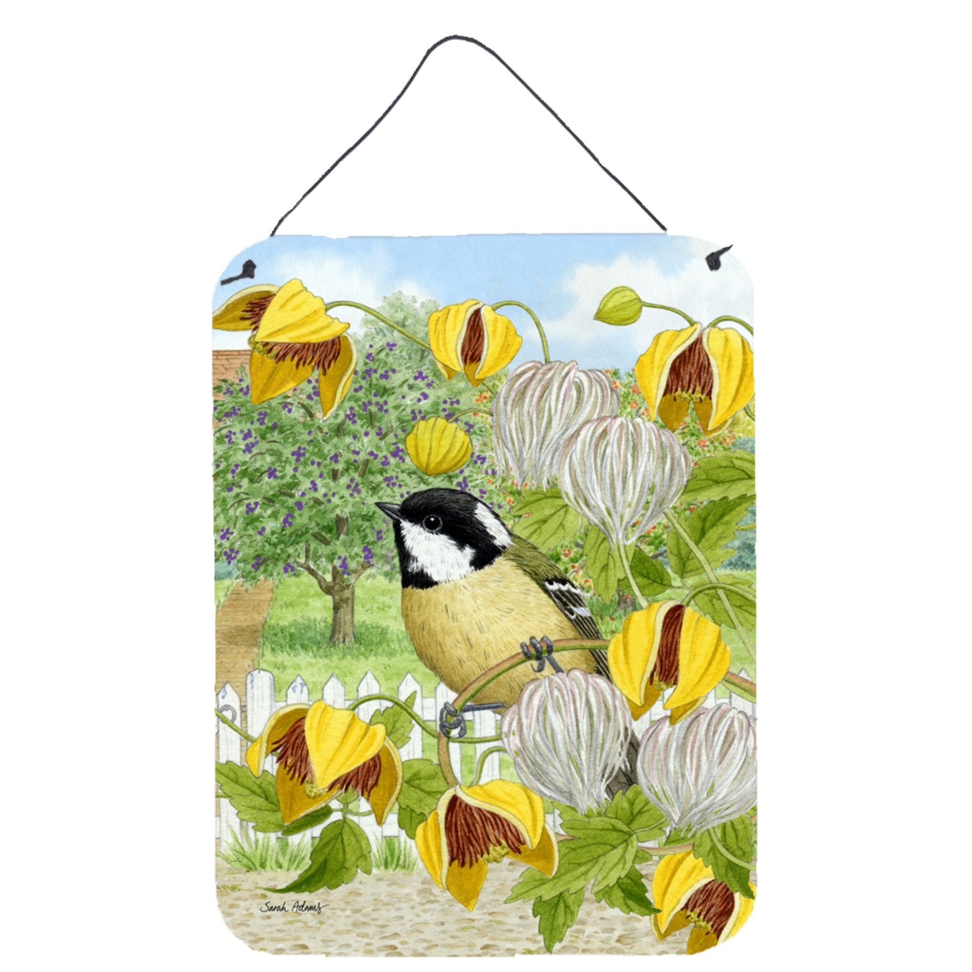 'Caroline'S Treasures Coal Tit Wall Or Door Hanging Prints Asa2114Ds1216, 16Hx12W, Multicolor''