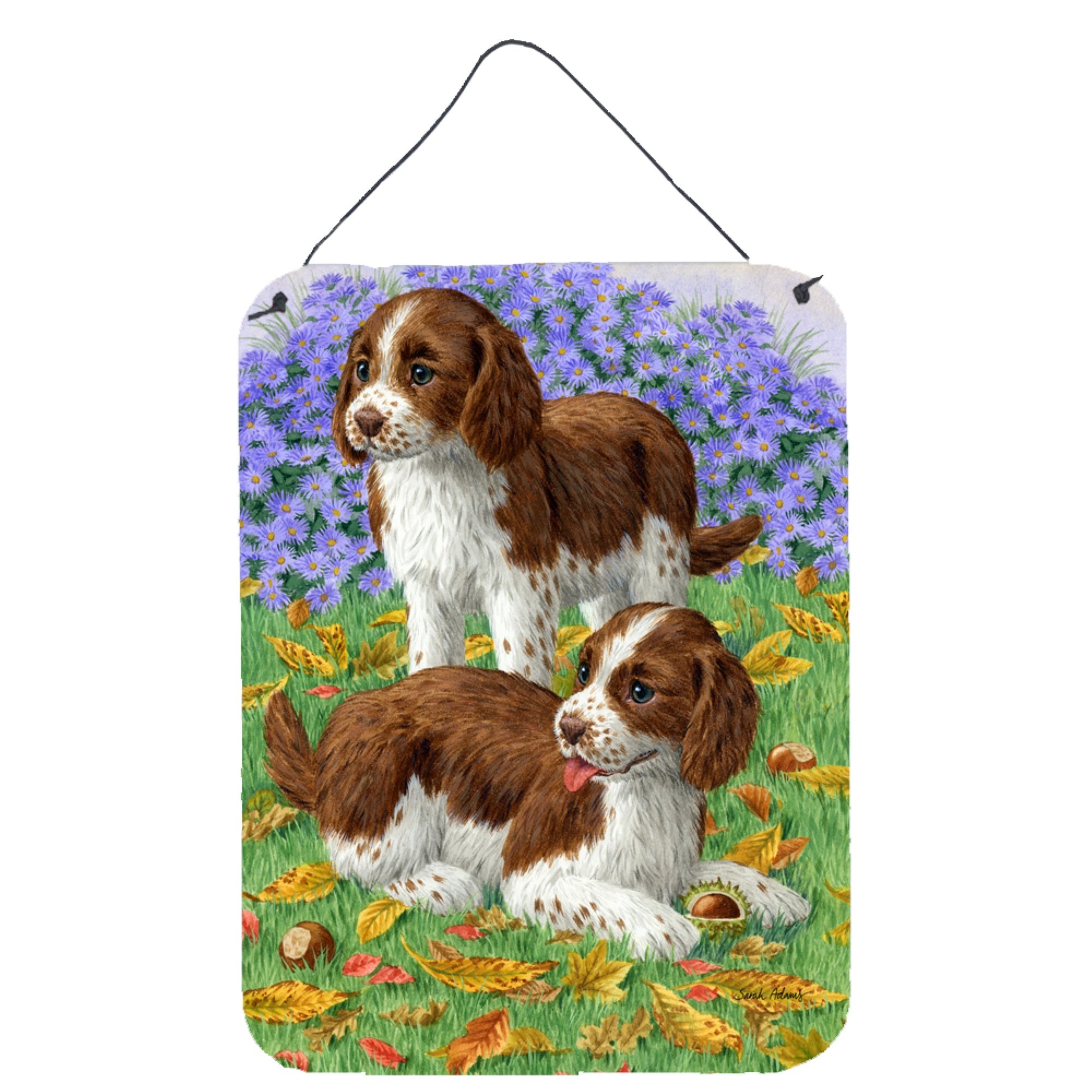 'Caroline'S Treasures Welsh Springer Spaniel Pups Wall Or Door Hanging Prints Asa2116Ds1216, 16Hx12W, Multicolor''