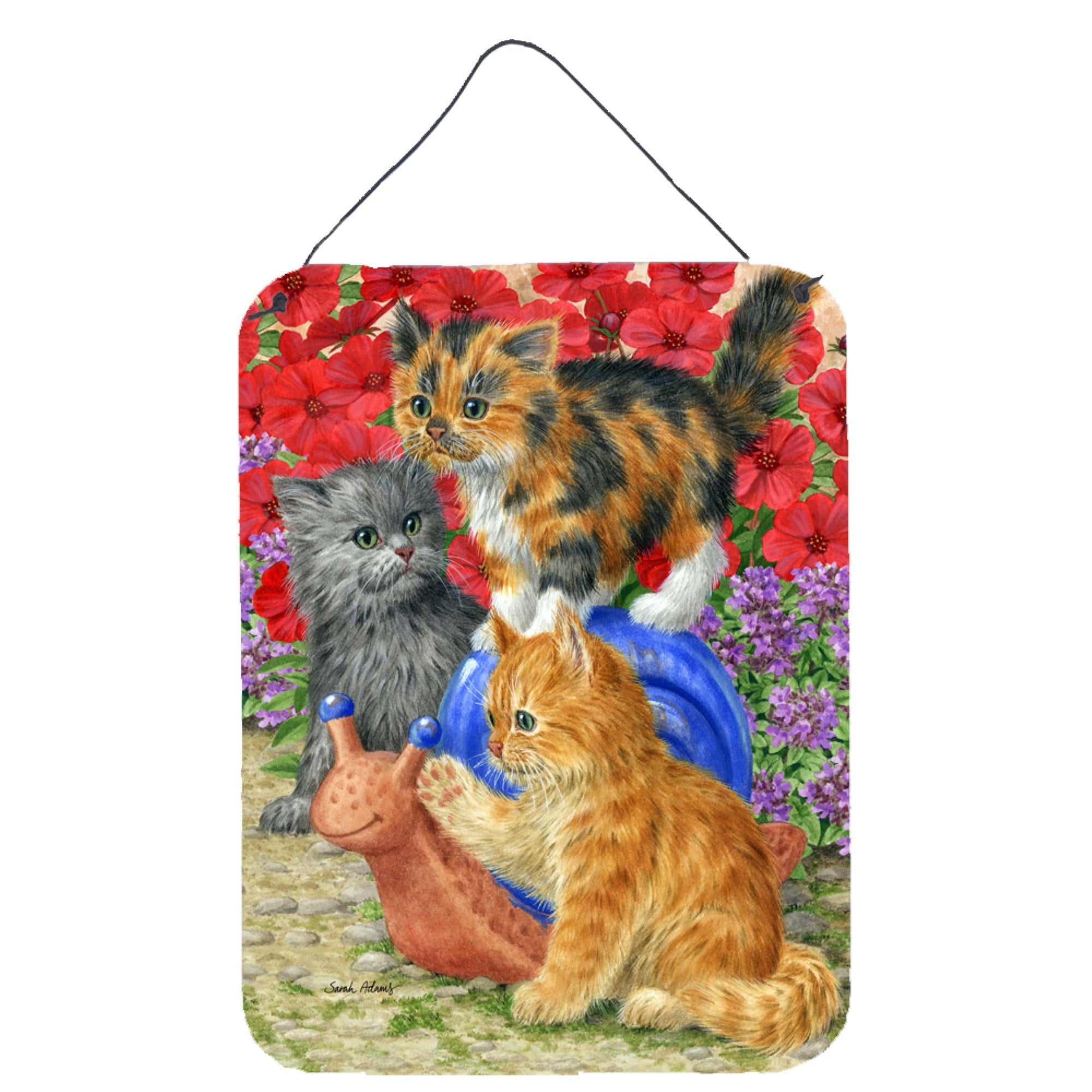 'Caroline'S Treasures Kittens Wall Or Door Hanging Prints Asa2118Ds1216, 16Hx12W, Multicolor''