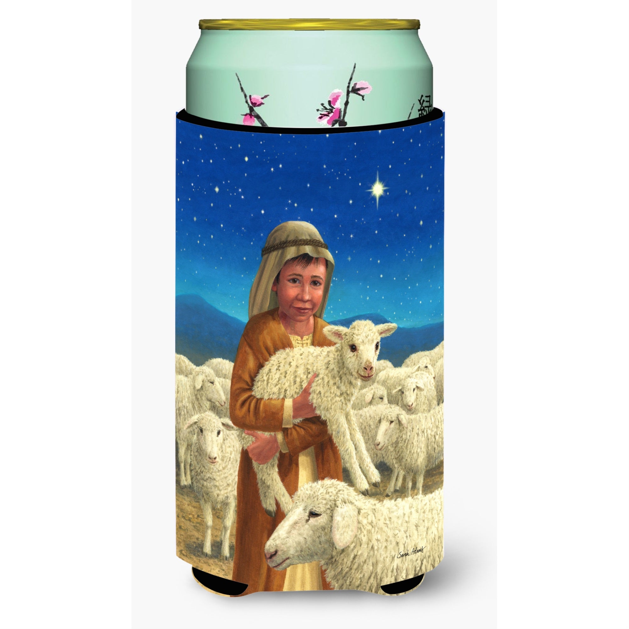 'Caroline'S Treasures Shepherd And His Sheep Tall Boy Koozie Hugger, Multicolor''