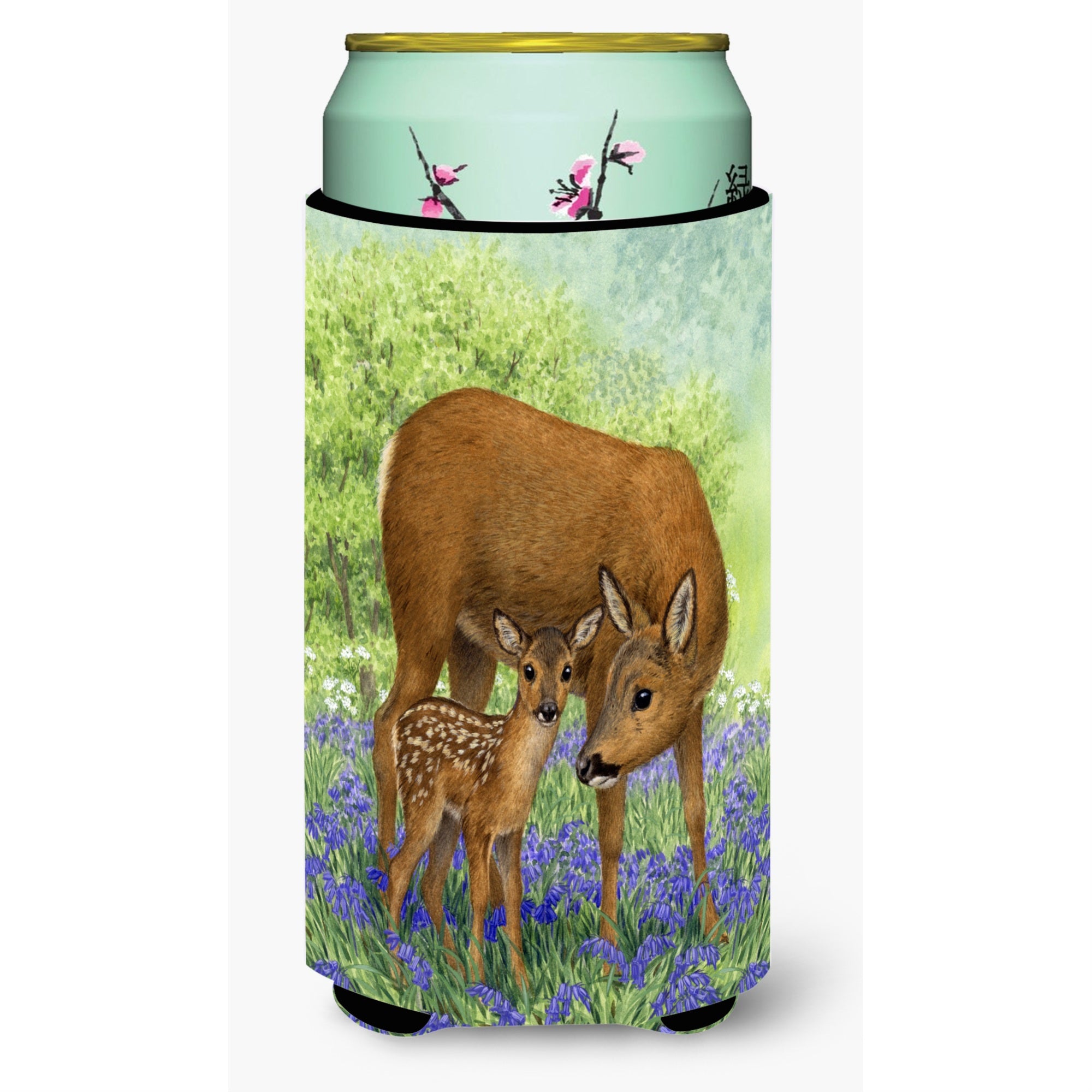 'Caroline'S Treasures Deer And Fawn Tall Boy Koozie Hugger, Multicolor''