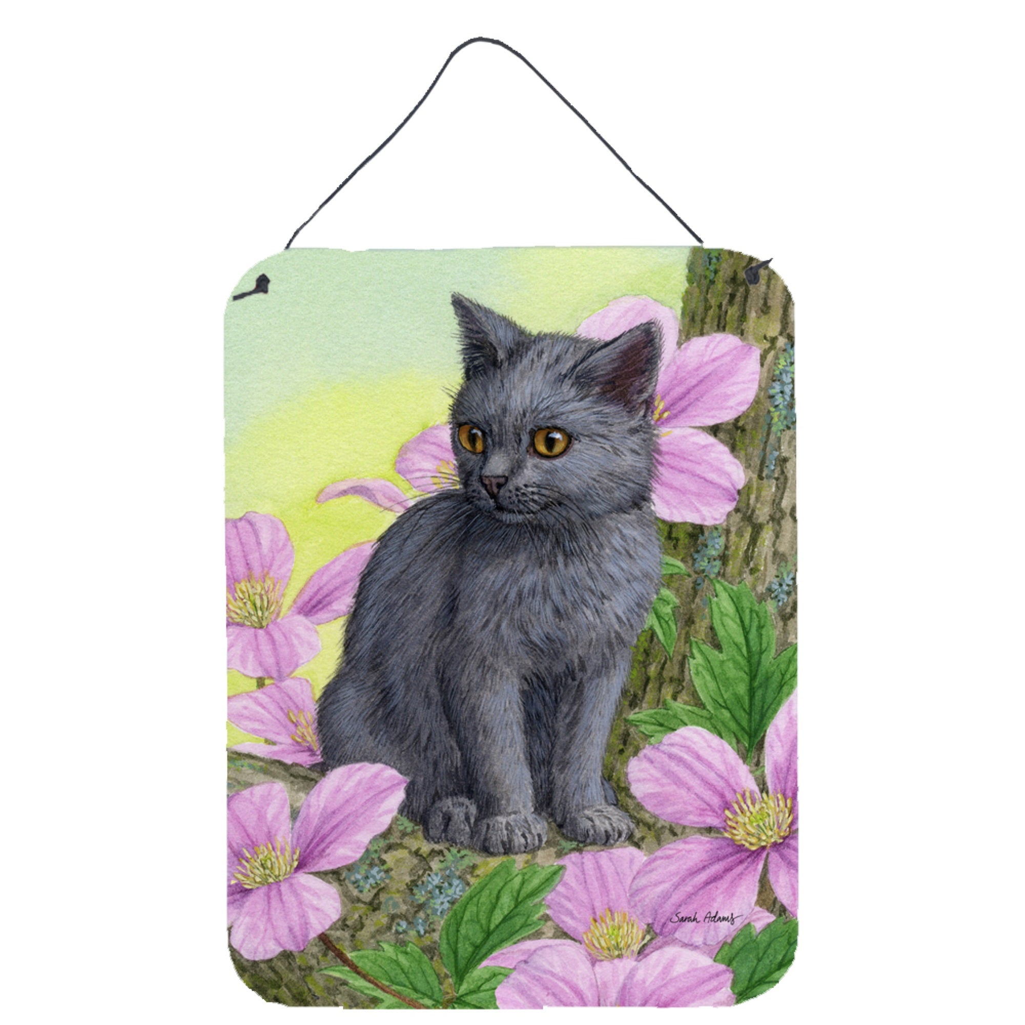 'Caroline'S Treasures Chartruex Kitten Wall Or Door Hanging Prints Asa2165Ds1216, 16Hx12W, Multicolor''