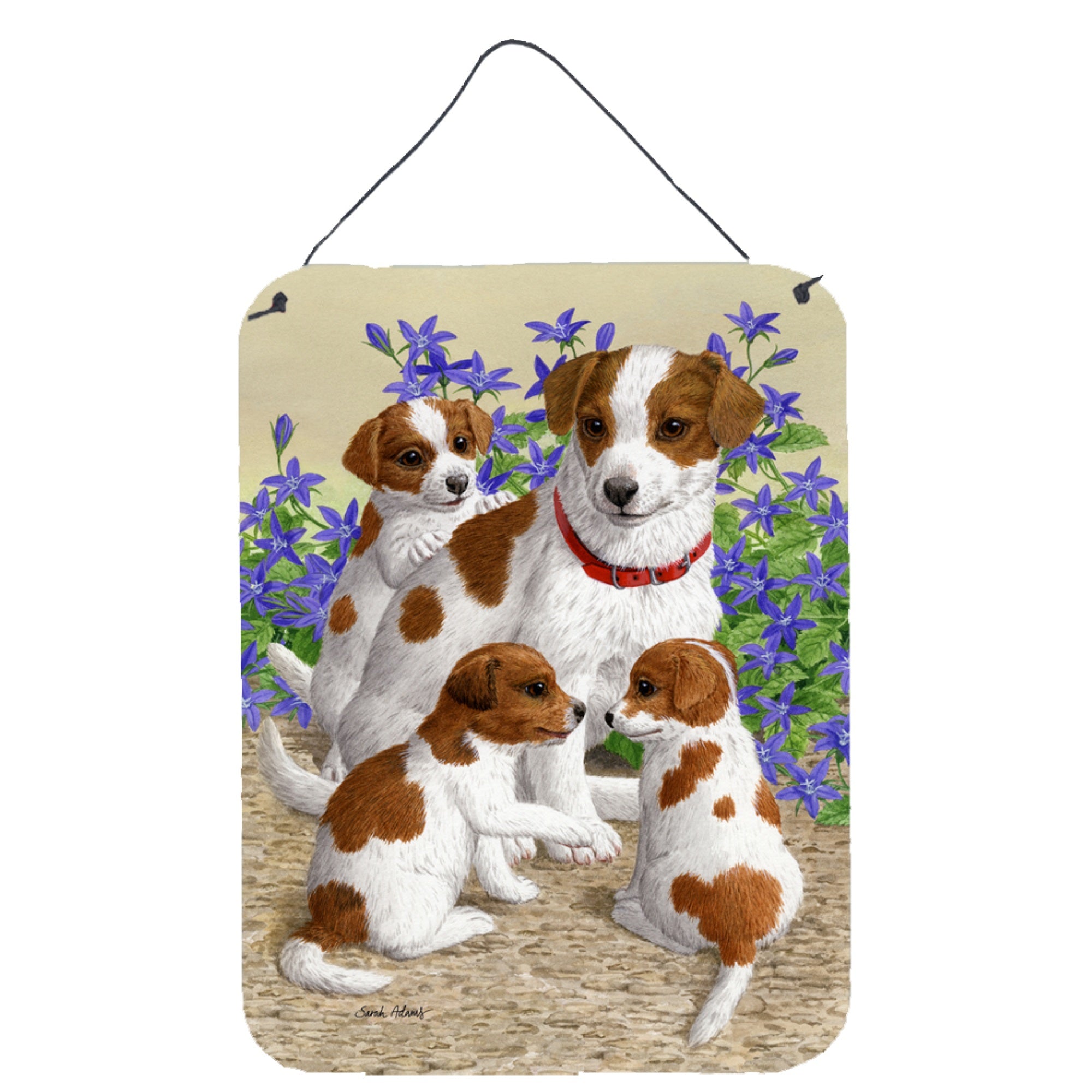 'Caroline'S Treasures Jack Russell Terriers Wall Or Door Hanging Prints Asa2167Ds1216, 16Hx12W, Multicolor''