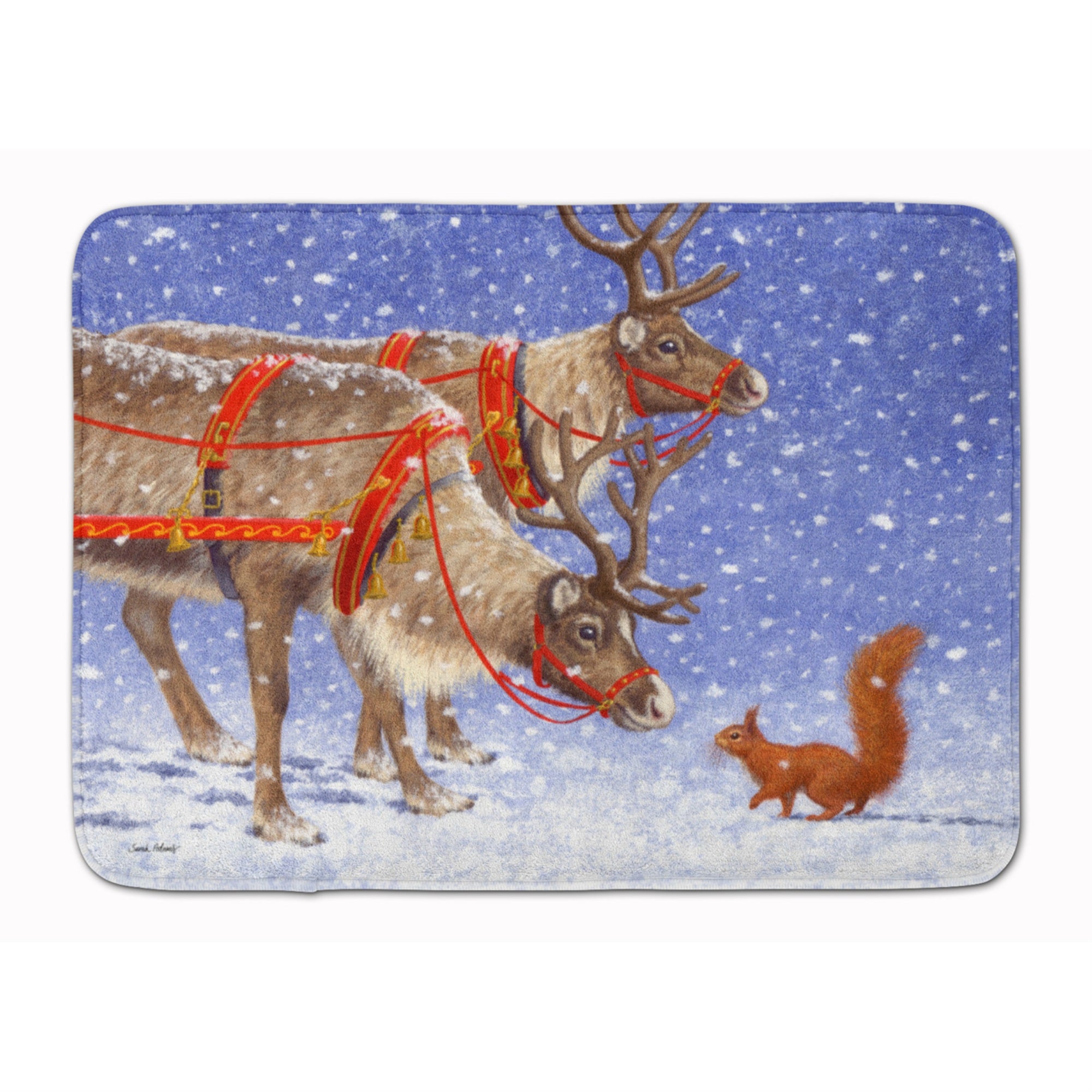 'Caroline'S Treasures Reindeer & Squirrel Floor Mat, 19'''' X 27'''', Multicolor''