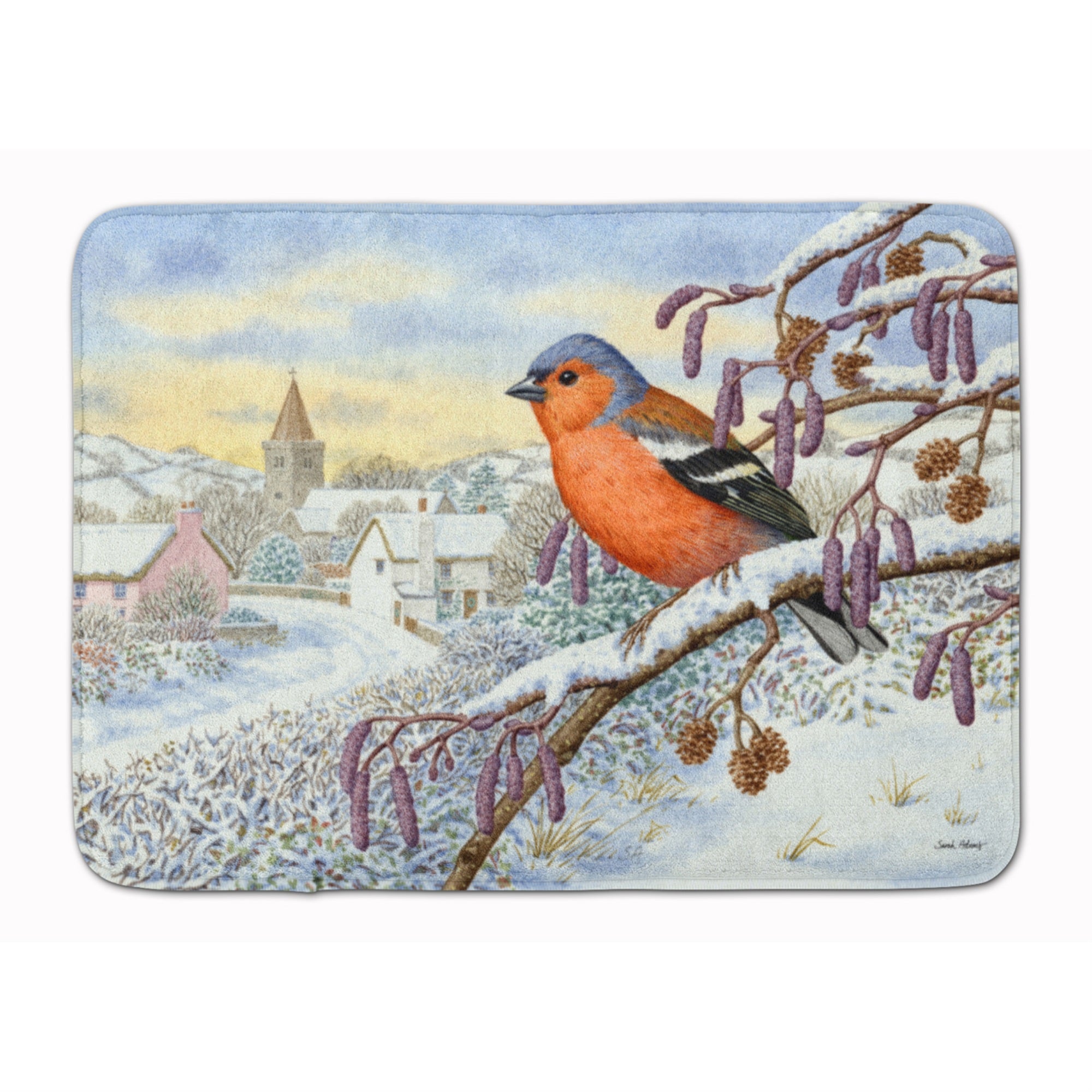 'Caroline'S Treasures Bull Finch Floor Mat, 19'''' X 27'''', Multicolor''