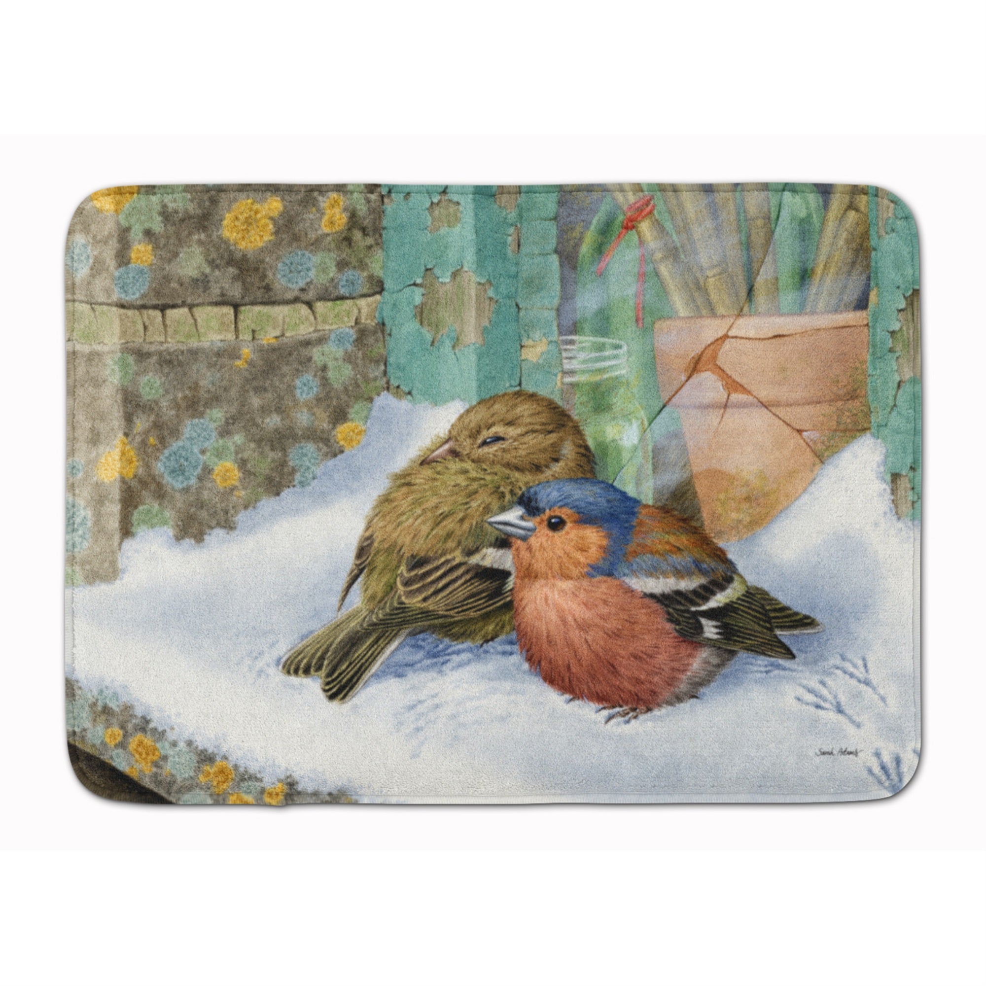 'Caroline'S Treasures Chaffinches Floor Mat, 19'''' X 27'''', Multicolor''