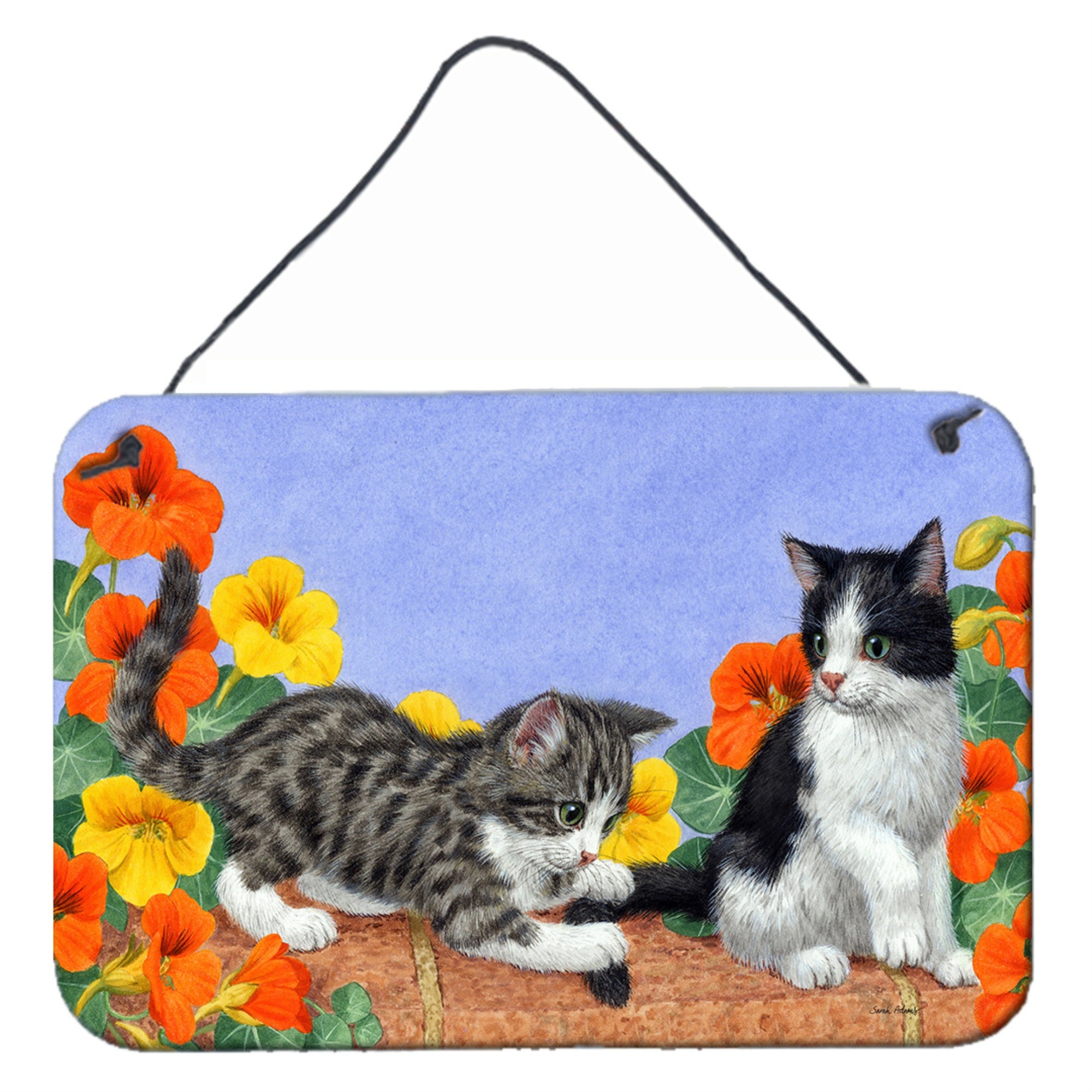 'Caroline'S Treasures Kittens Wall Or Door Hanging Prints Asa2201Ds812, 8Hx12W, Multicolor''