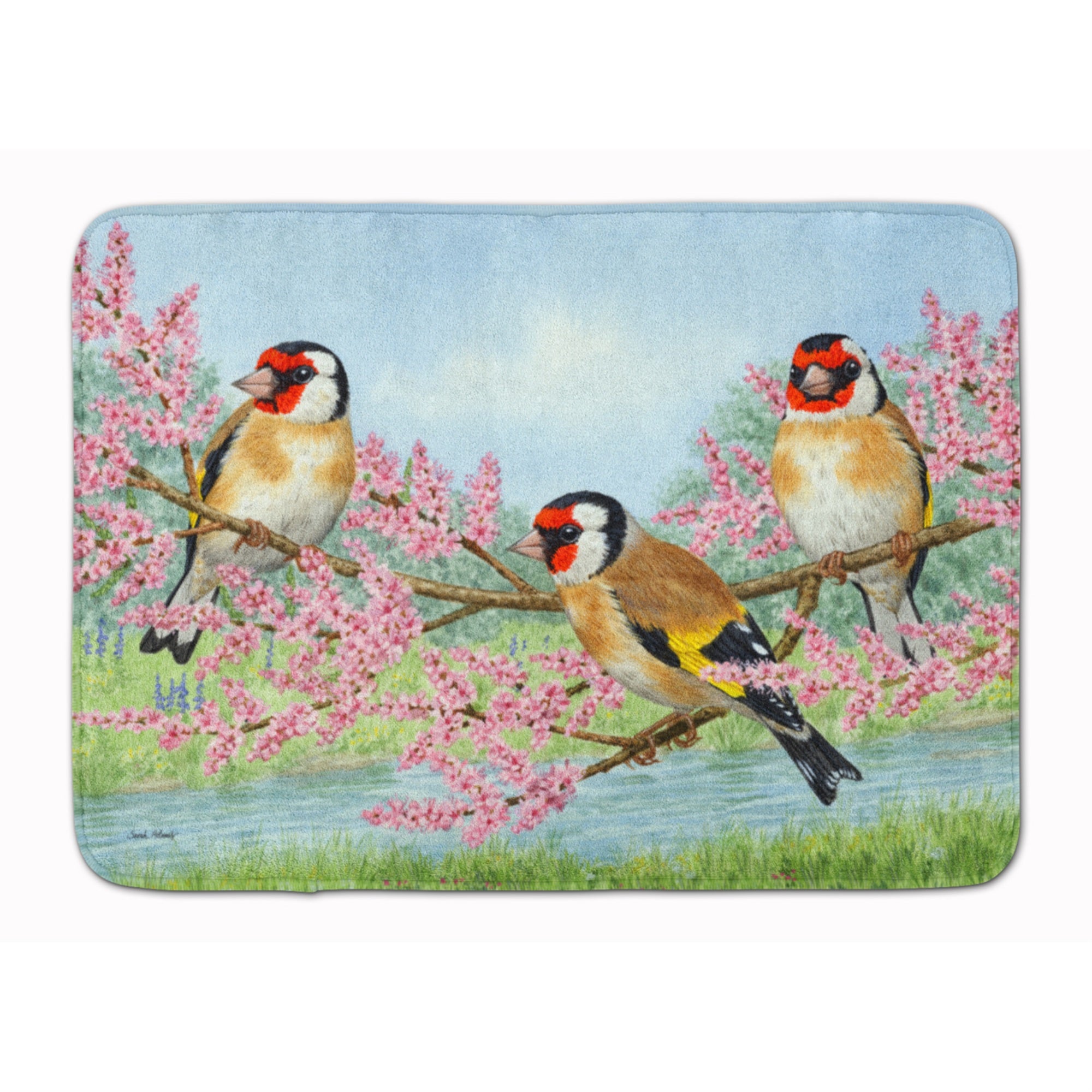 'Caroline'S Treasures European Goldfinch Floor Mat, 19'''' X 27'''', Multicolor''