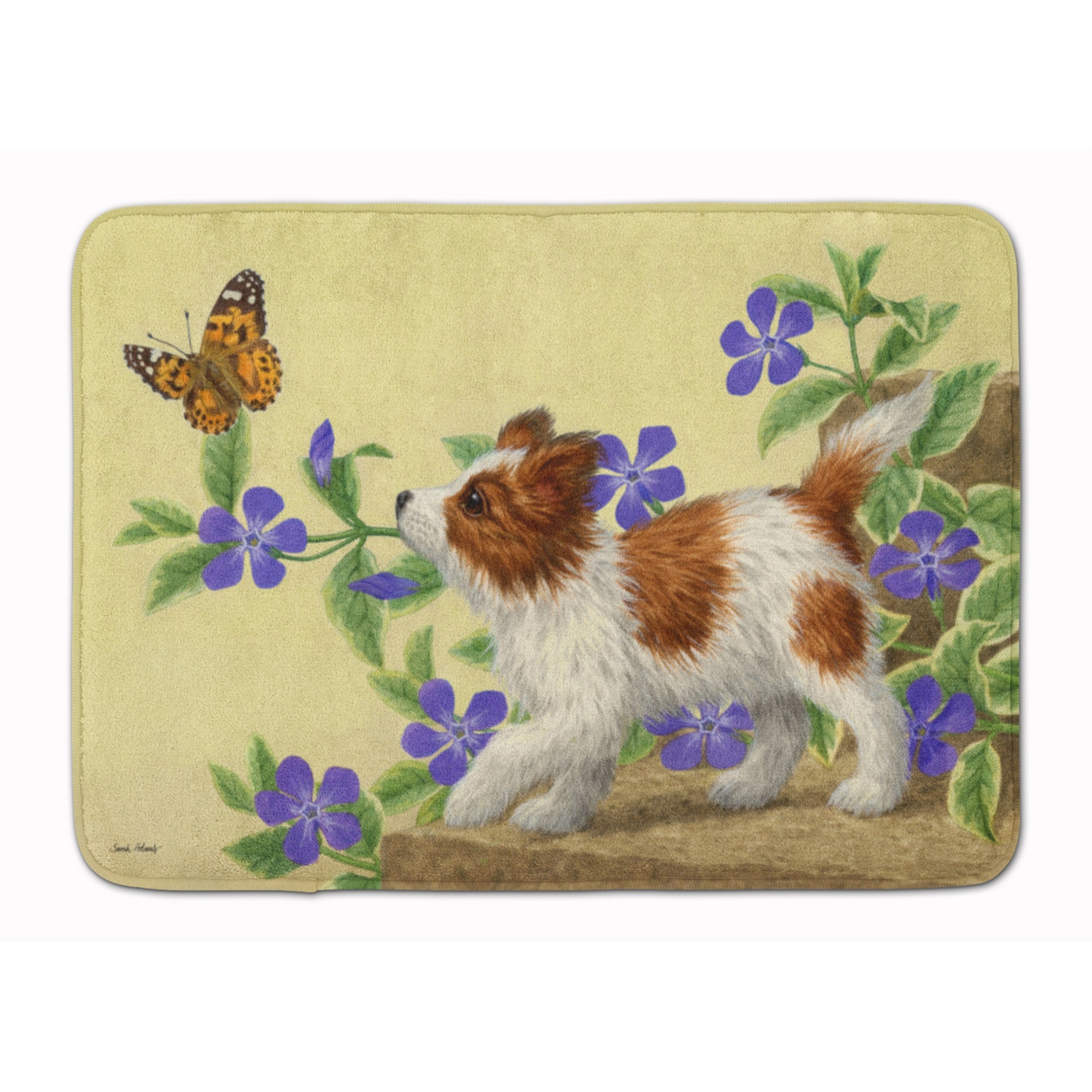 'Caroline'S Treasures Papillon Pup Floor Mat, 19'''' X 27'''', Multicolor''