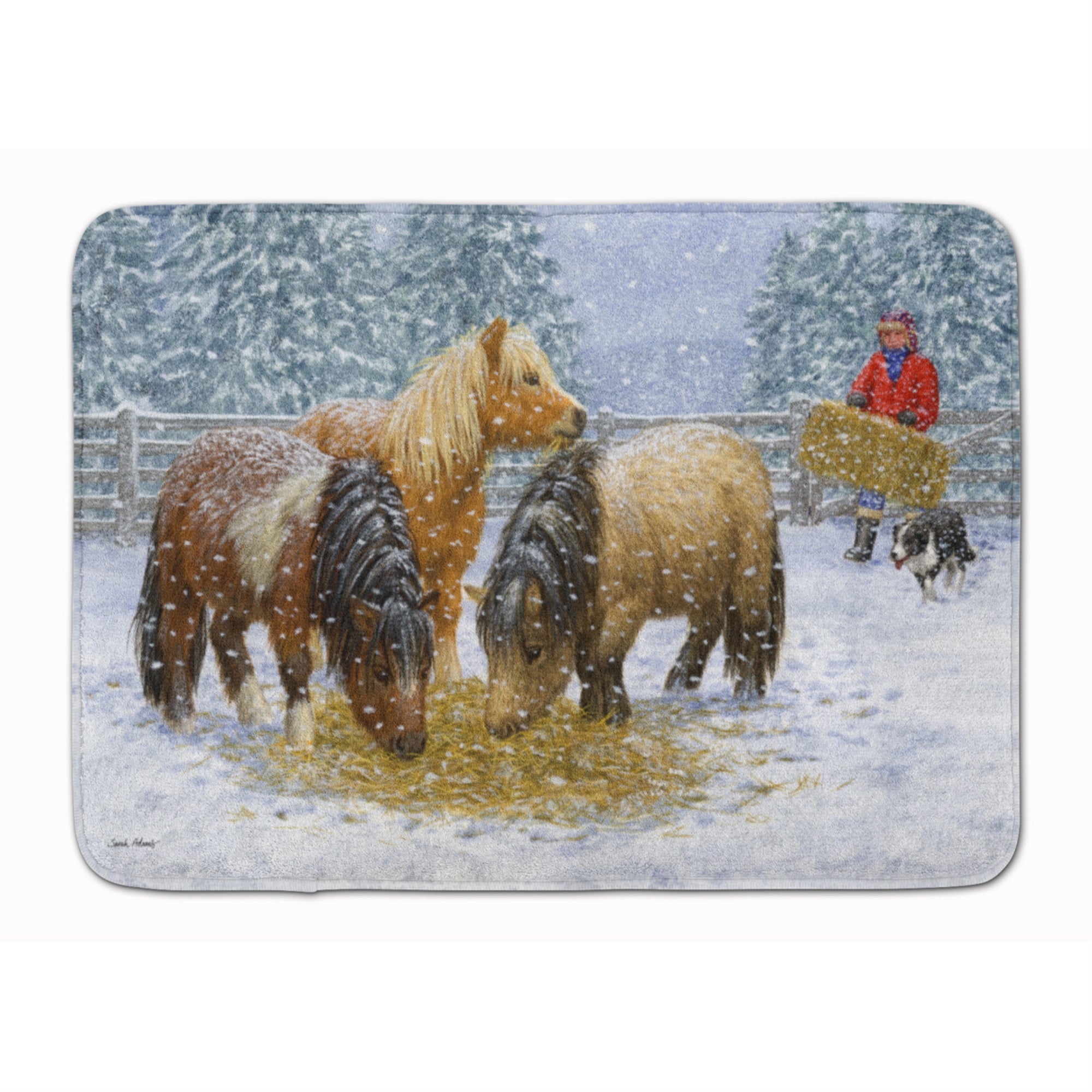 'Caroline'S Treasures Shetland Ponies Floor Mat, 19'''' X 27'''', Multicolor''