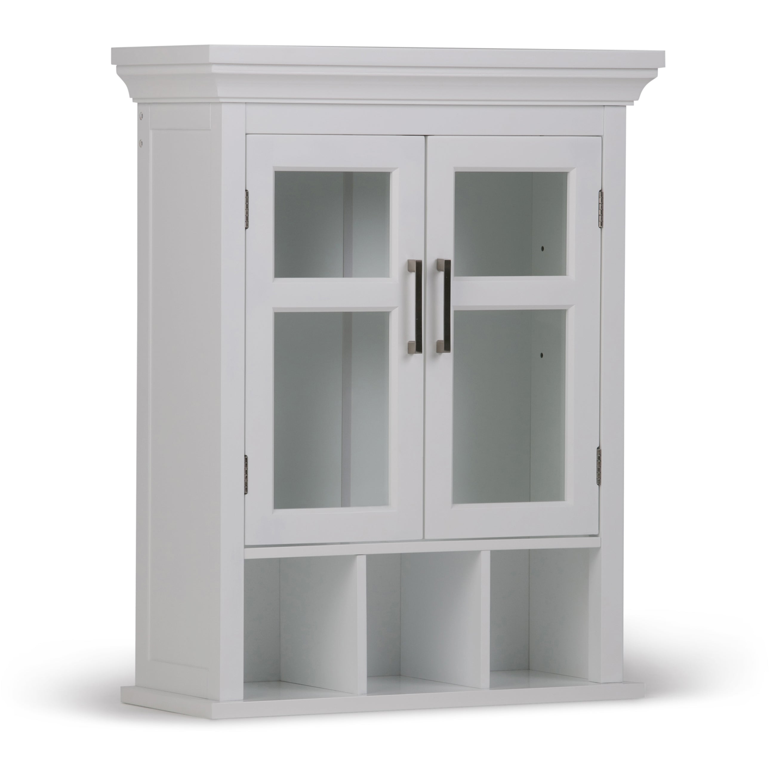 Avington Two Door Wall Cabinet with Cubbies