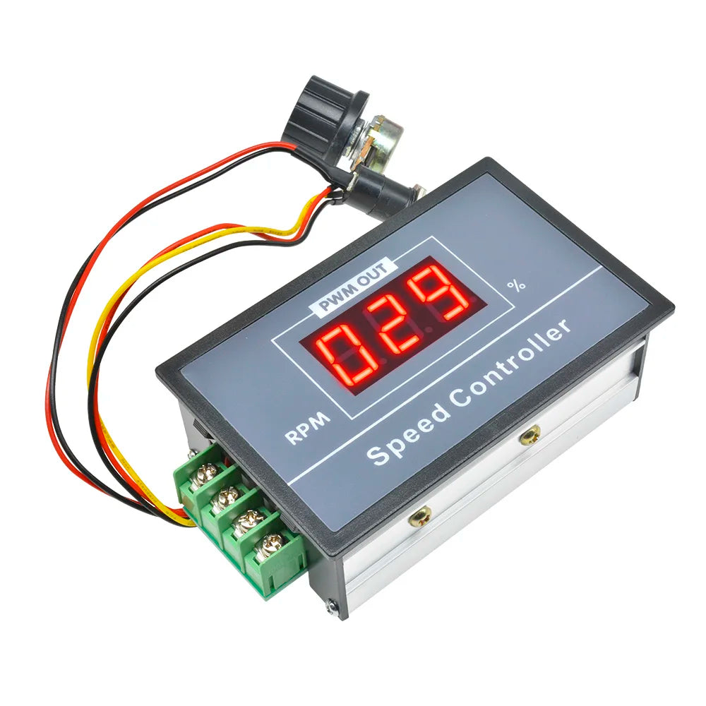 DC 6-60V 12V 24V 36V 48V 30A PWM DC Motor Speed Controller Regulator Motor Speed Controller with Start Stop Switch