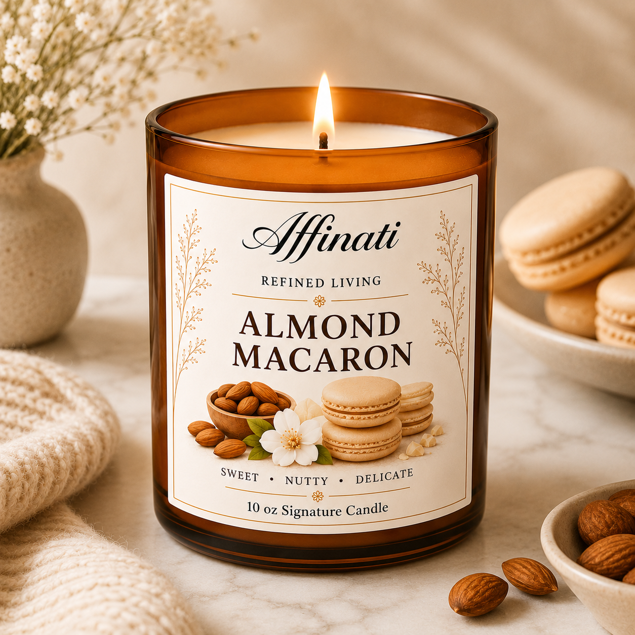 Almond Macaron Signature Candle