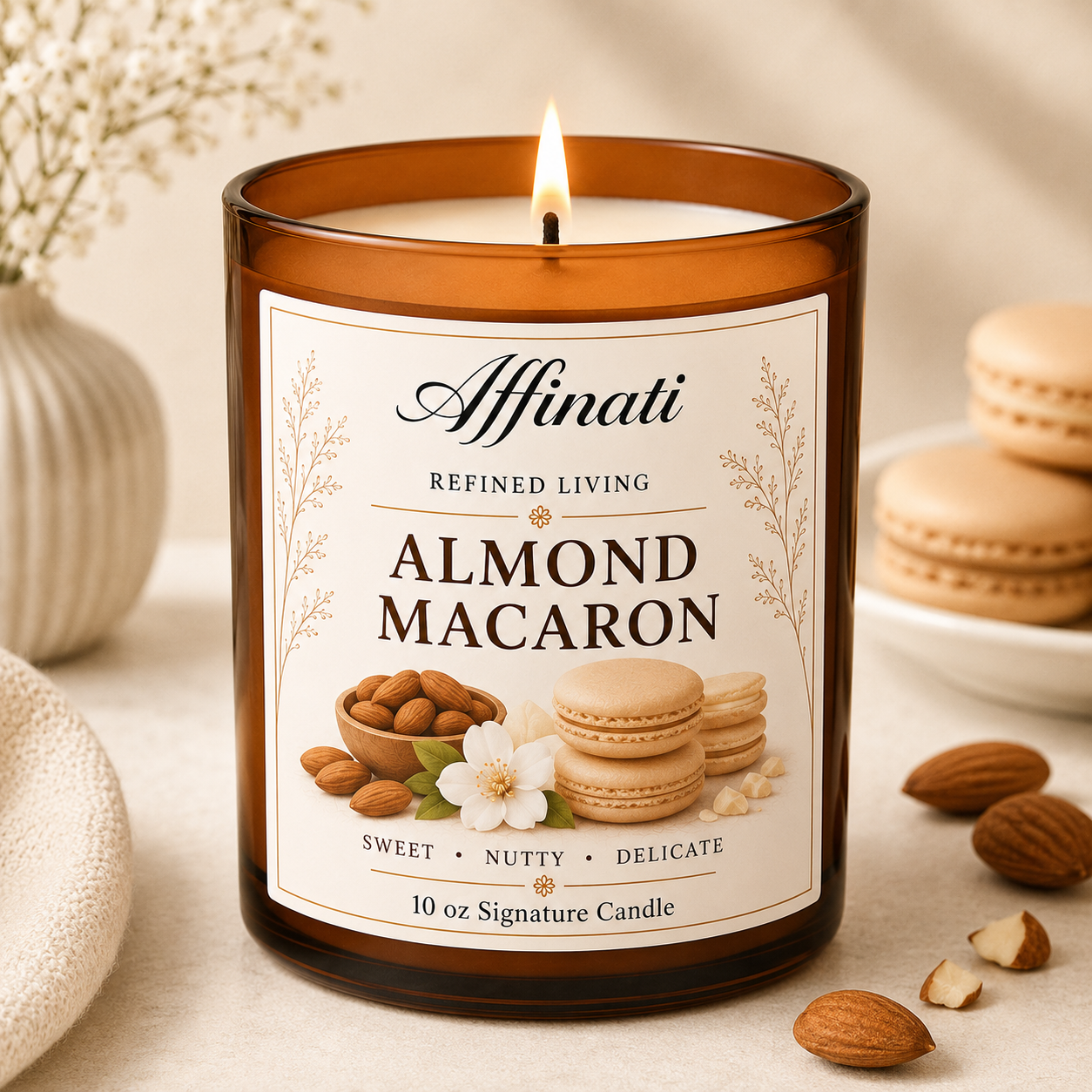 Almond Macaron Signature Candle