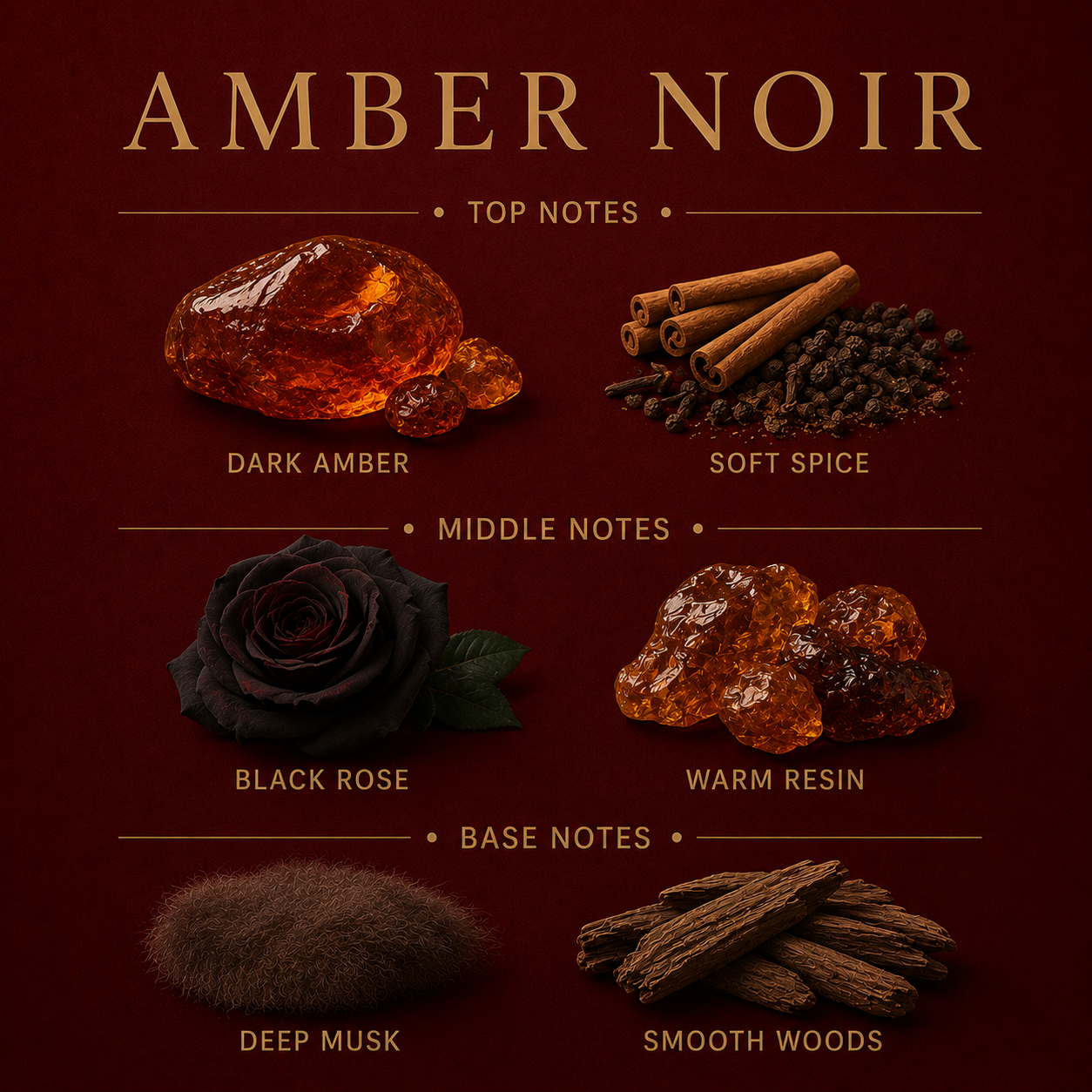 Amber Noir Signature Candle