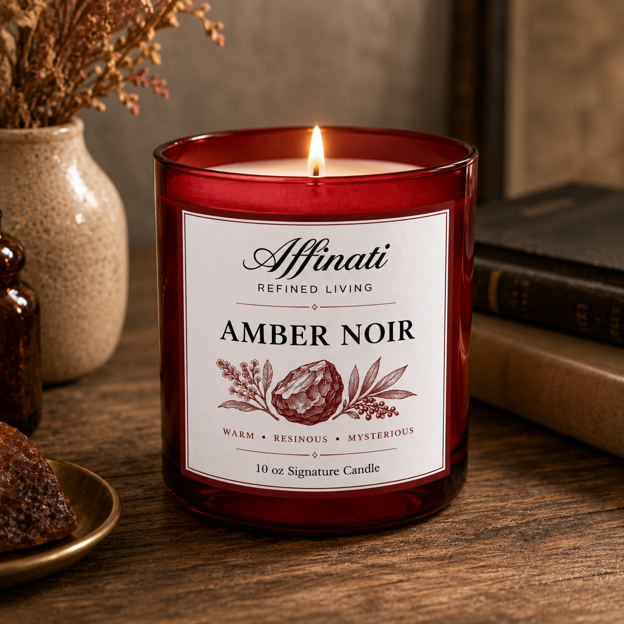 Amber Noir Signature Candle