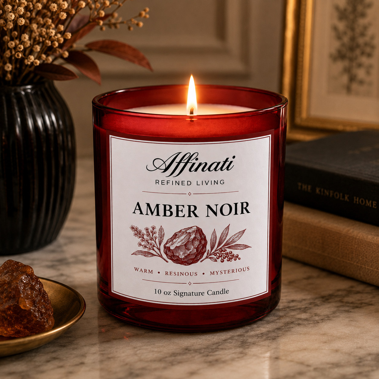 Amber Noir Signature Candle
