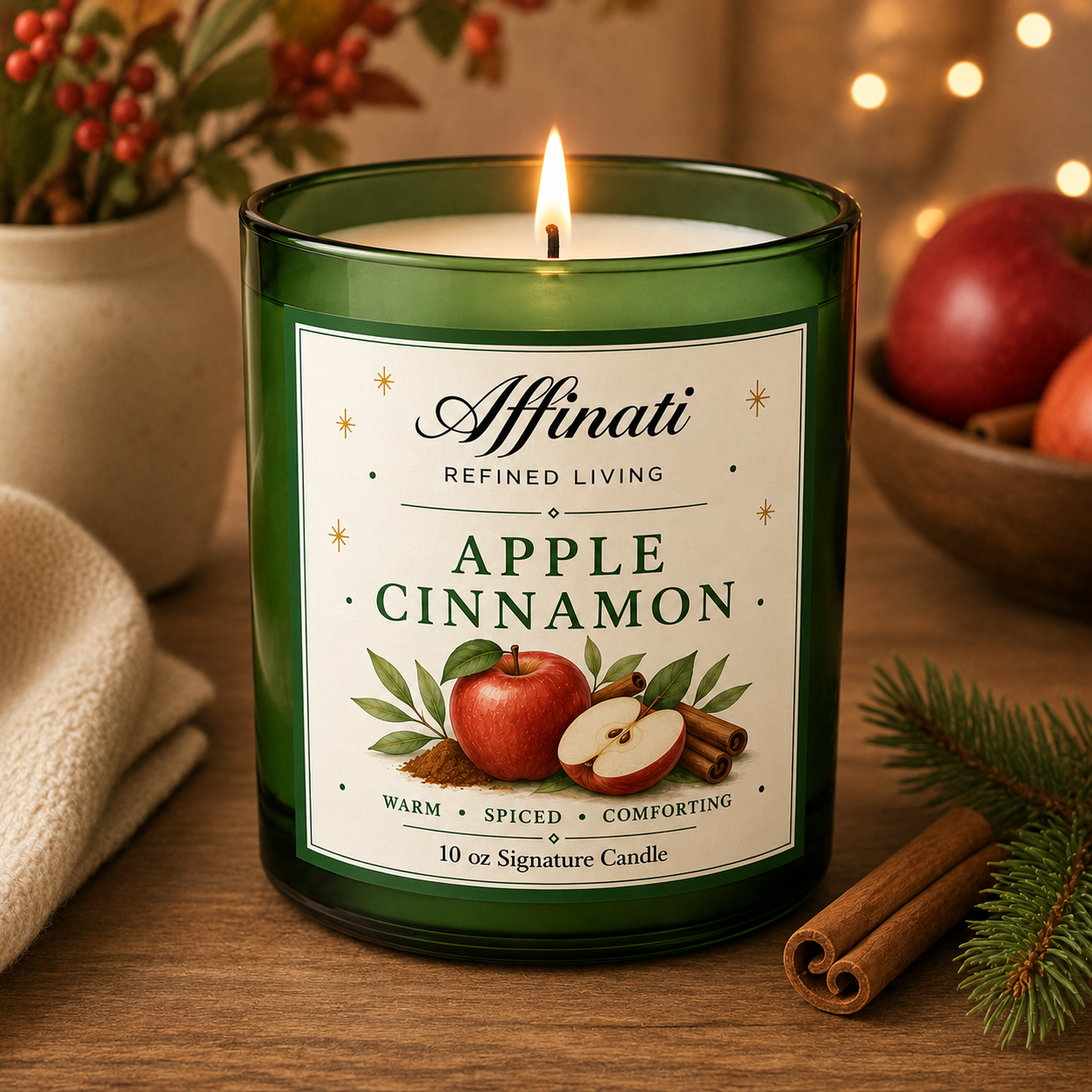 Apple Cinnamon Signature Candle