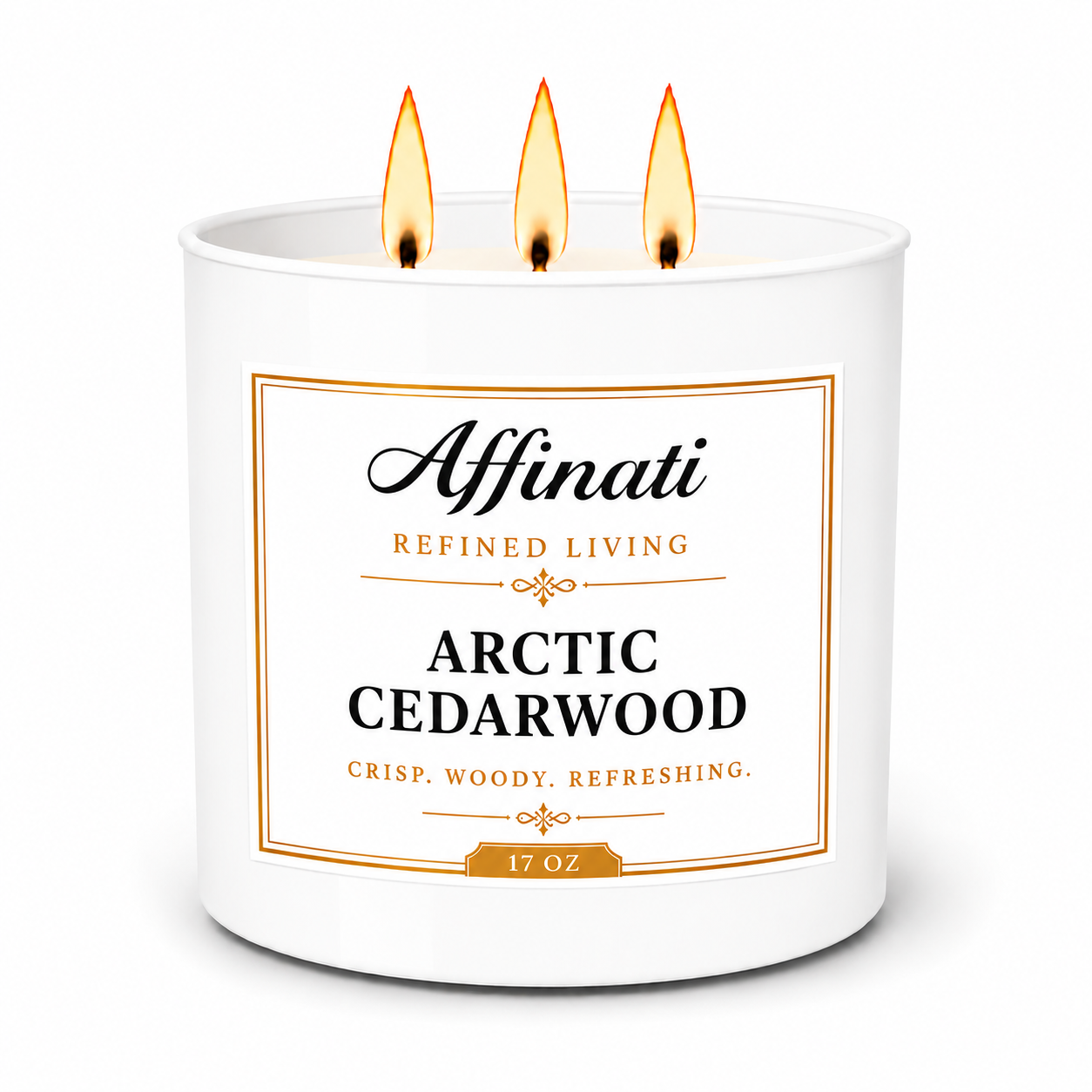 Arctic Cedarwood 3-Wick Candle