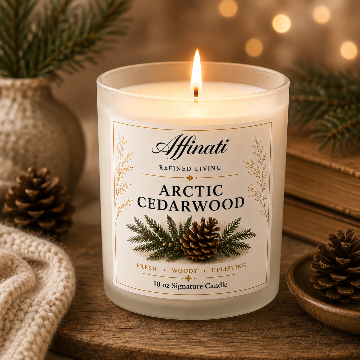 Arctic Cedarwood Signature Candle