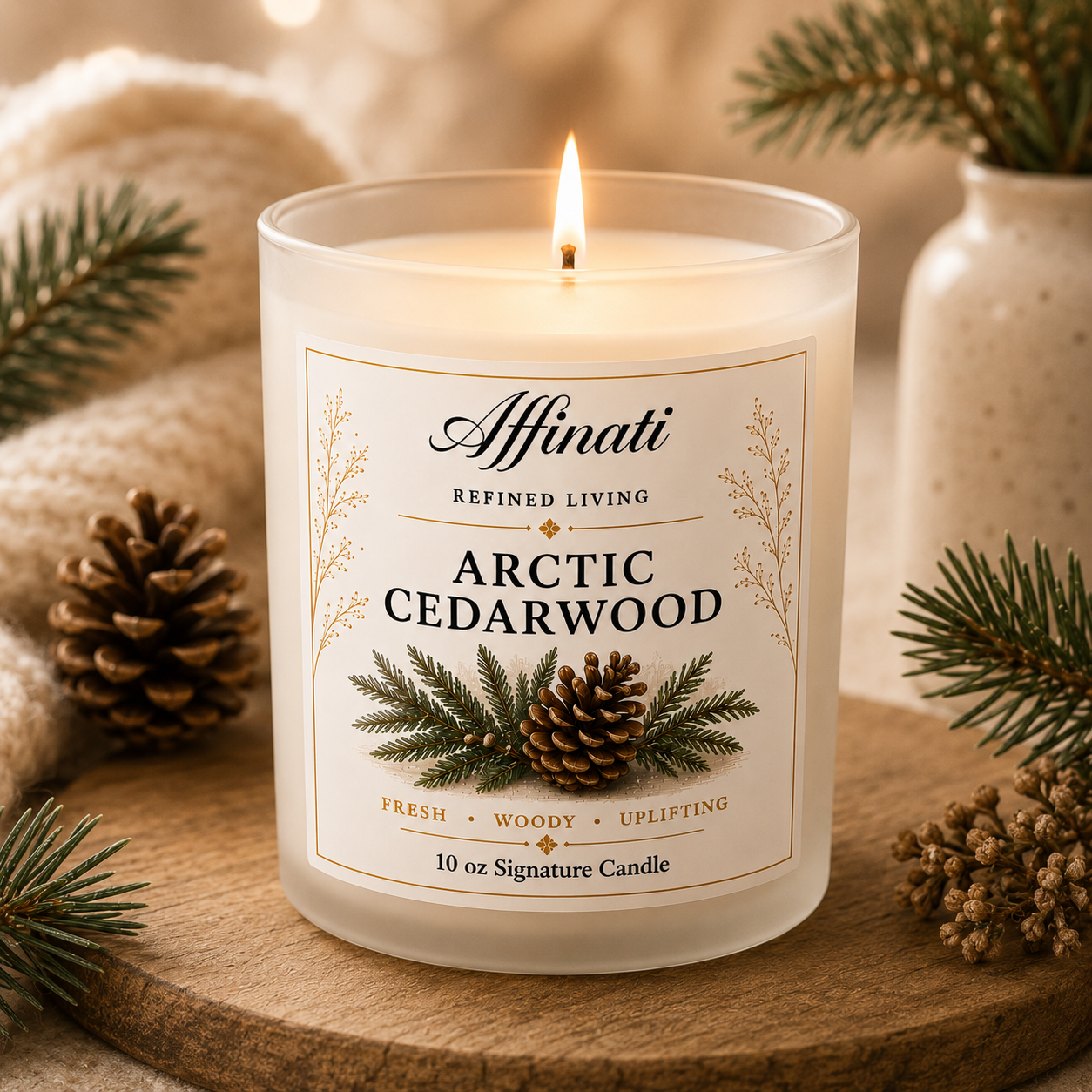 Arctic Cedarwood Signature Candle