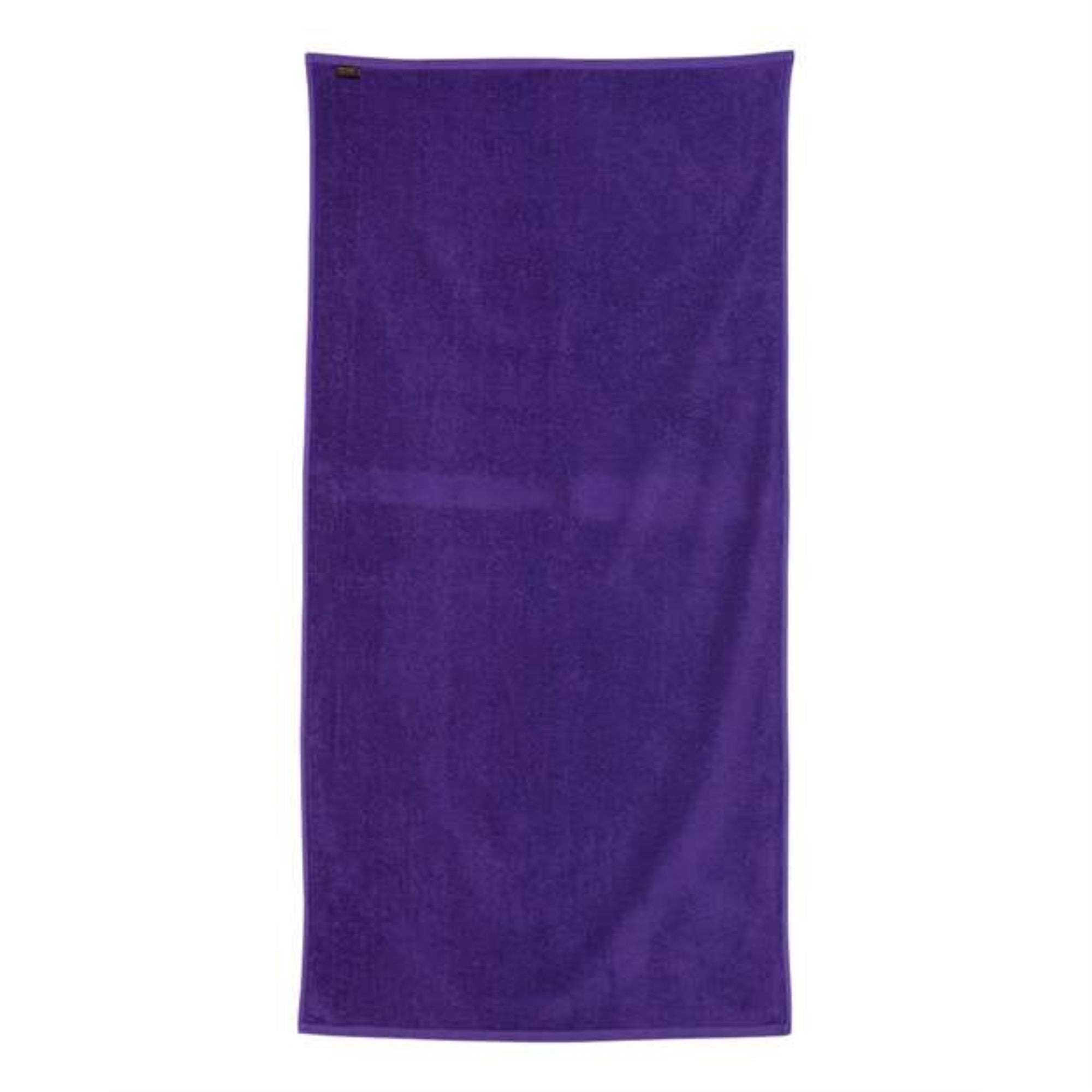 Q-Tees Velour Beach Towel - Purple, One Size