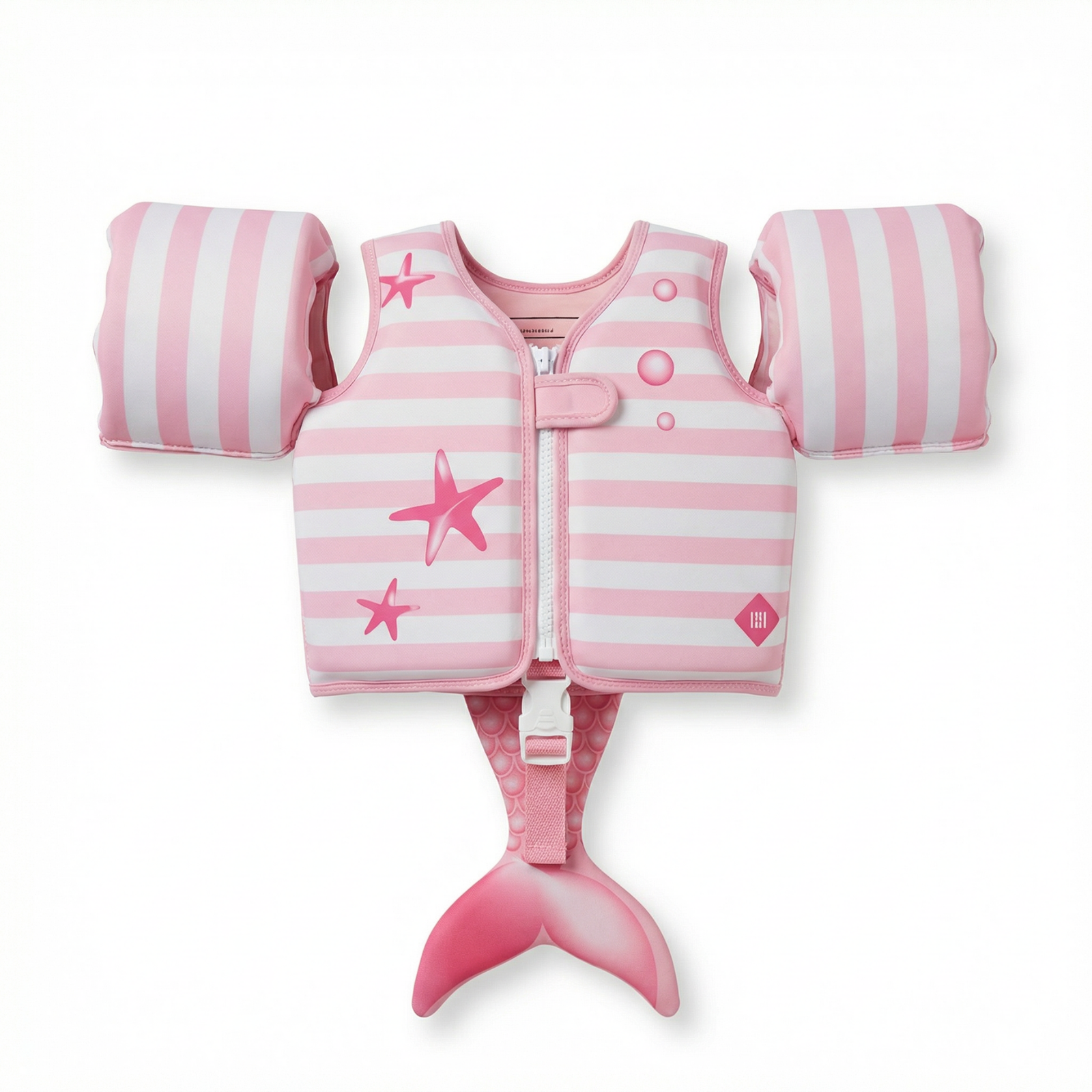 Floating Jackets with Sleeves for Pool or Beach | 1-3 Years | Pink Mermaid