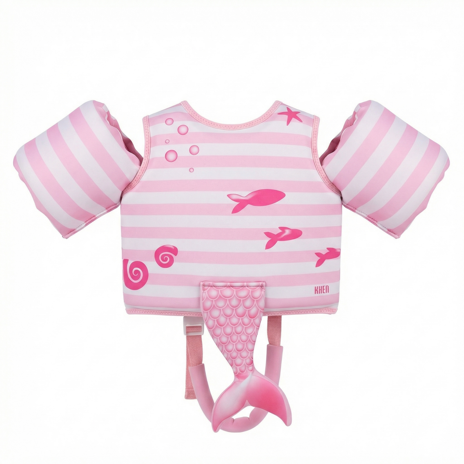 Floating Jackets with Sleeves for Pool or Beach | 1-3 Years | Pink Mermaid