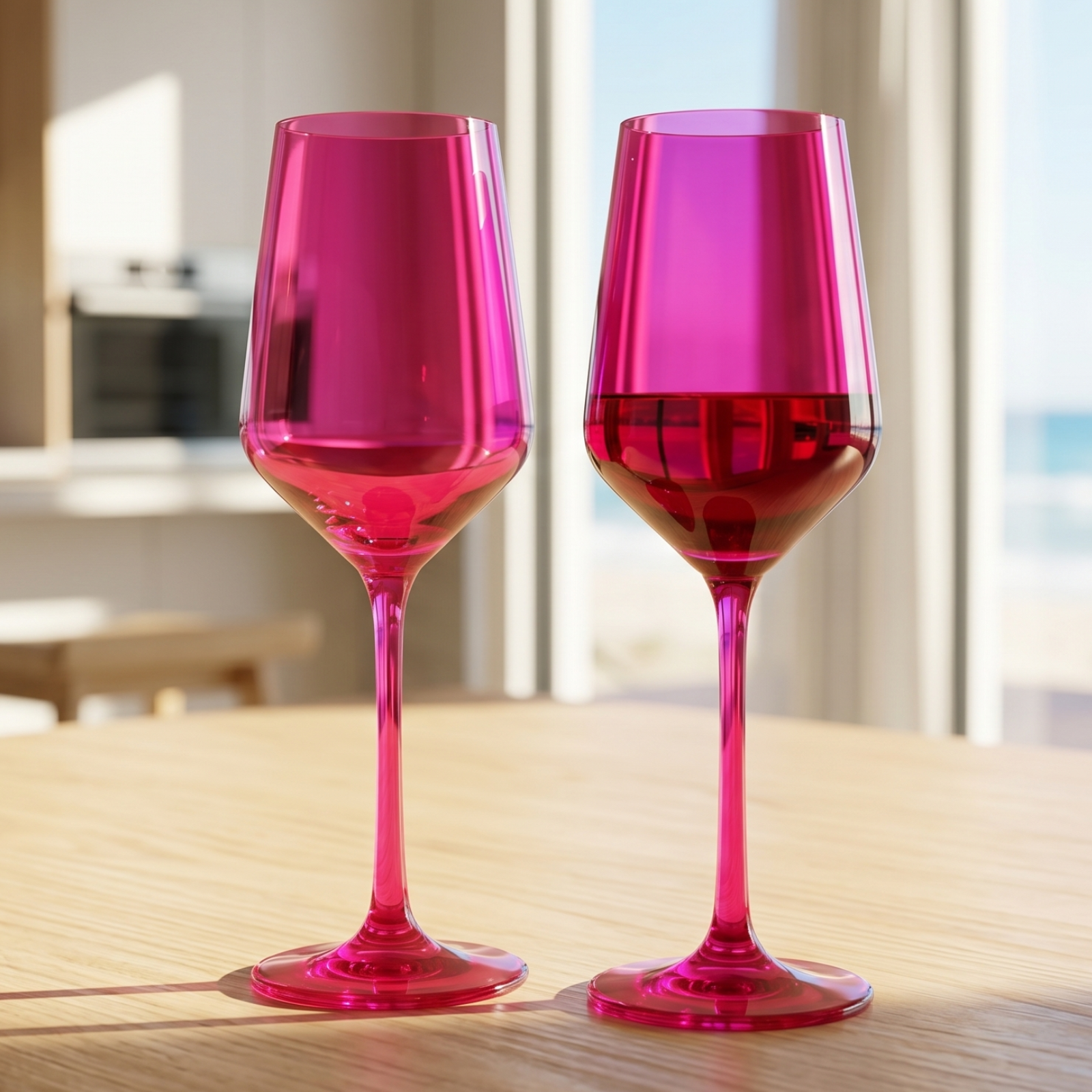 Chica Stemmed Wine Glassware, Set of 2