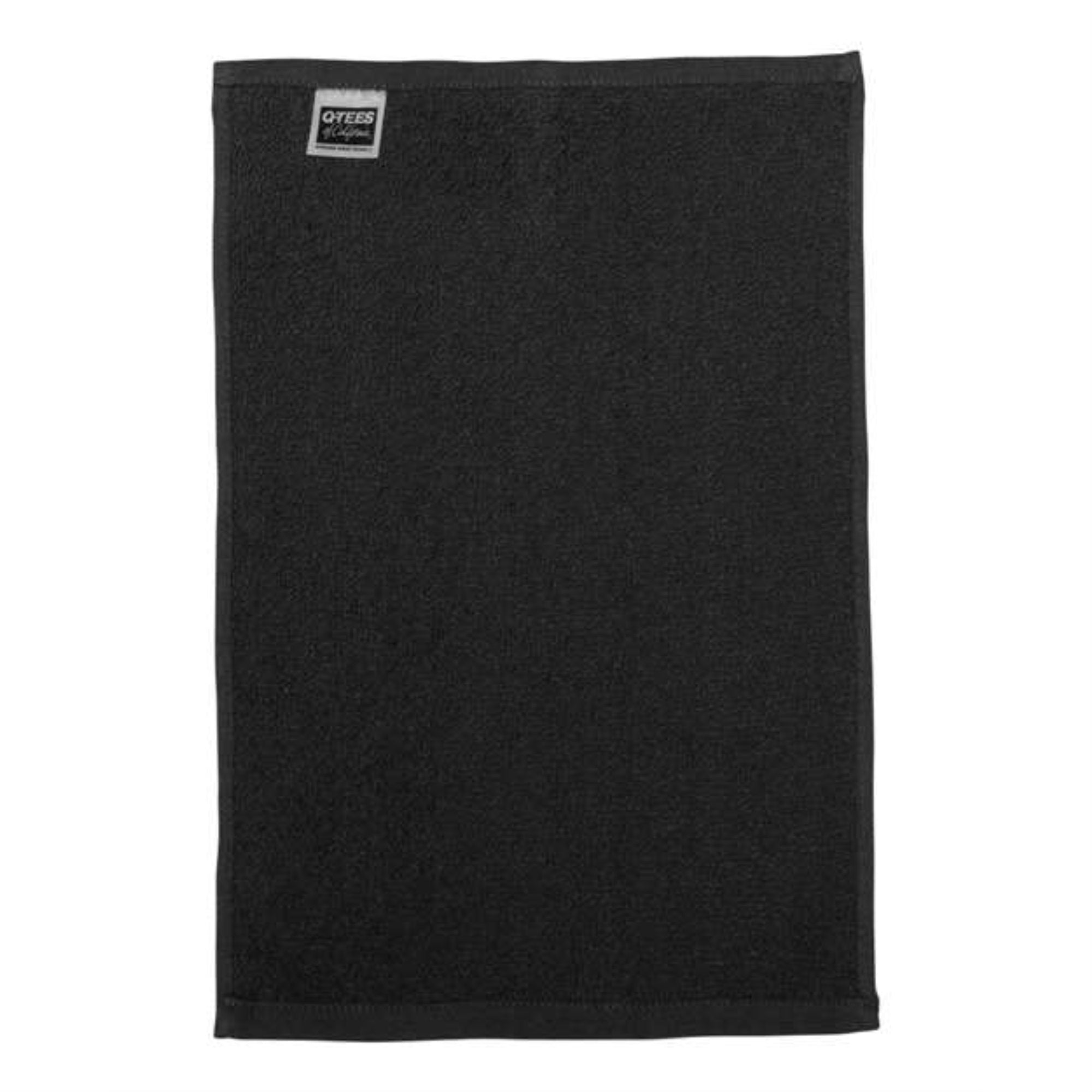 Q-Tees Budget Rally Towel - Black, One Size