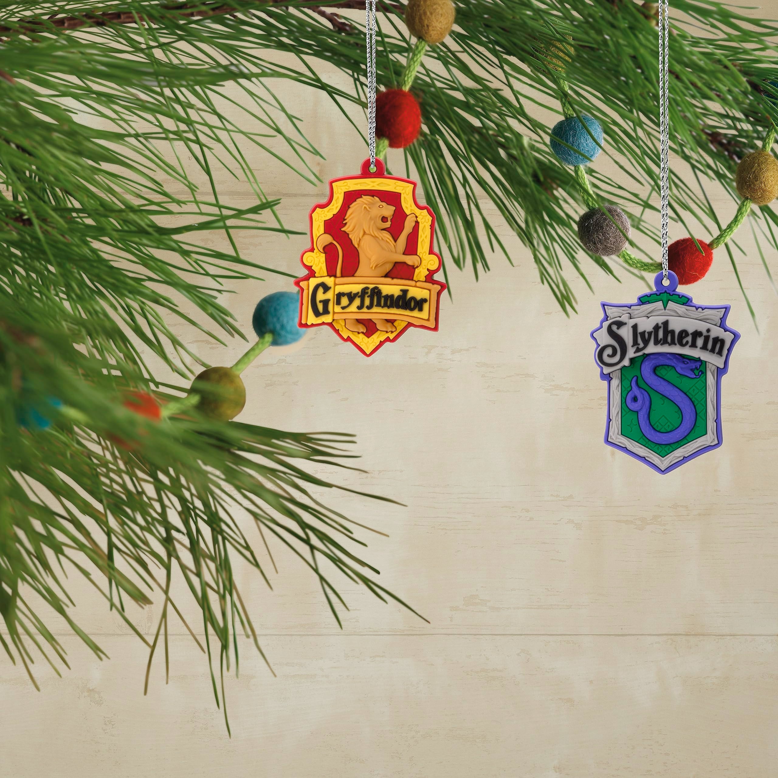 Hallmark Harry Potter 5 Miniature Christmas Tree Topper and 1.89 Mini Ornaments, Set of 5, Shatterproof